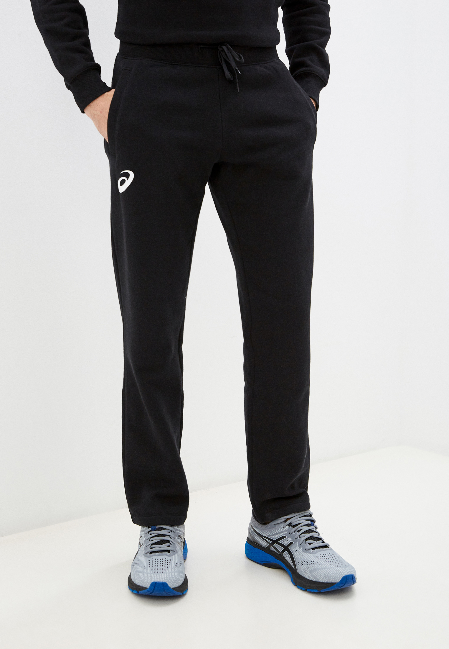 Мужские спортивные брюки Asics (Асикс) 156858 цвет черный купить за 3990руб.