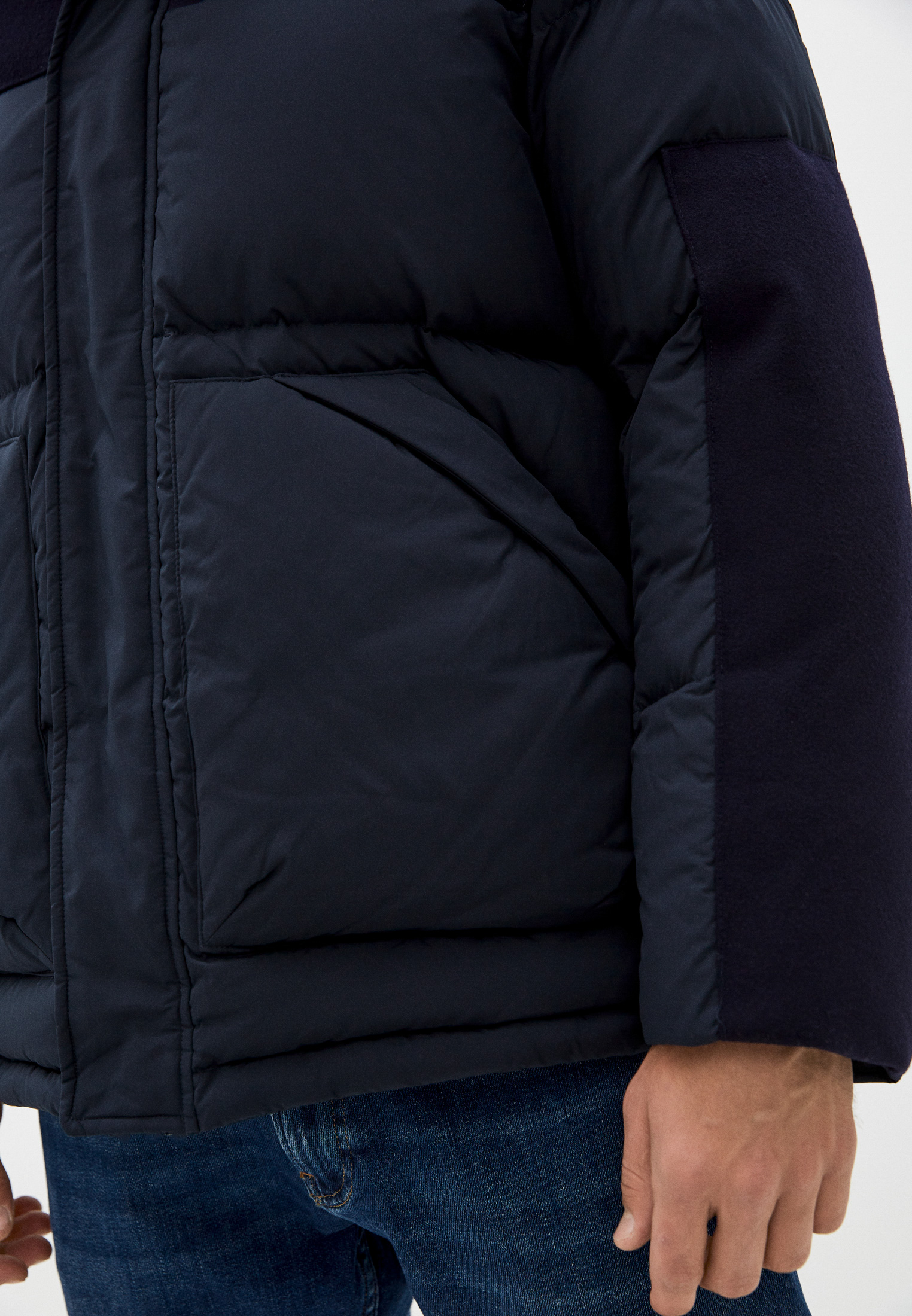 Пуховик Emporio Armani (Эмпорио Армани) 6K1B83 1NWXZ (Цвет: Синий ...