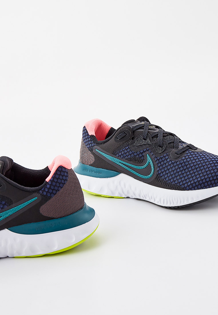 Женские кроссовки Nike (Найк) CU3505 внешний материал полимер, текстиль;  цвет синий купить за 6230 руб.