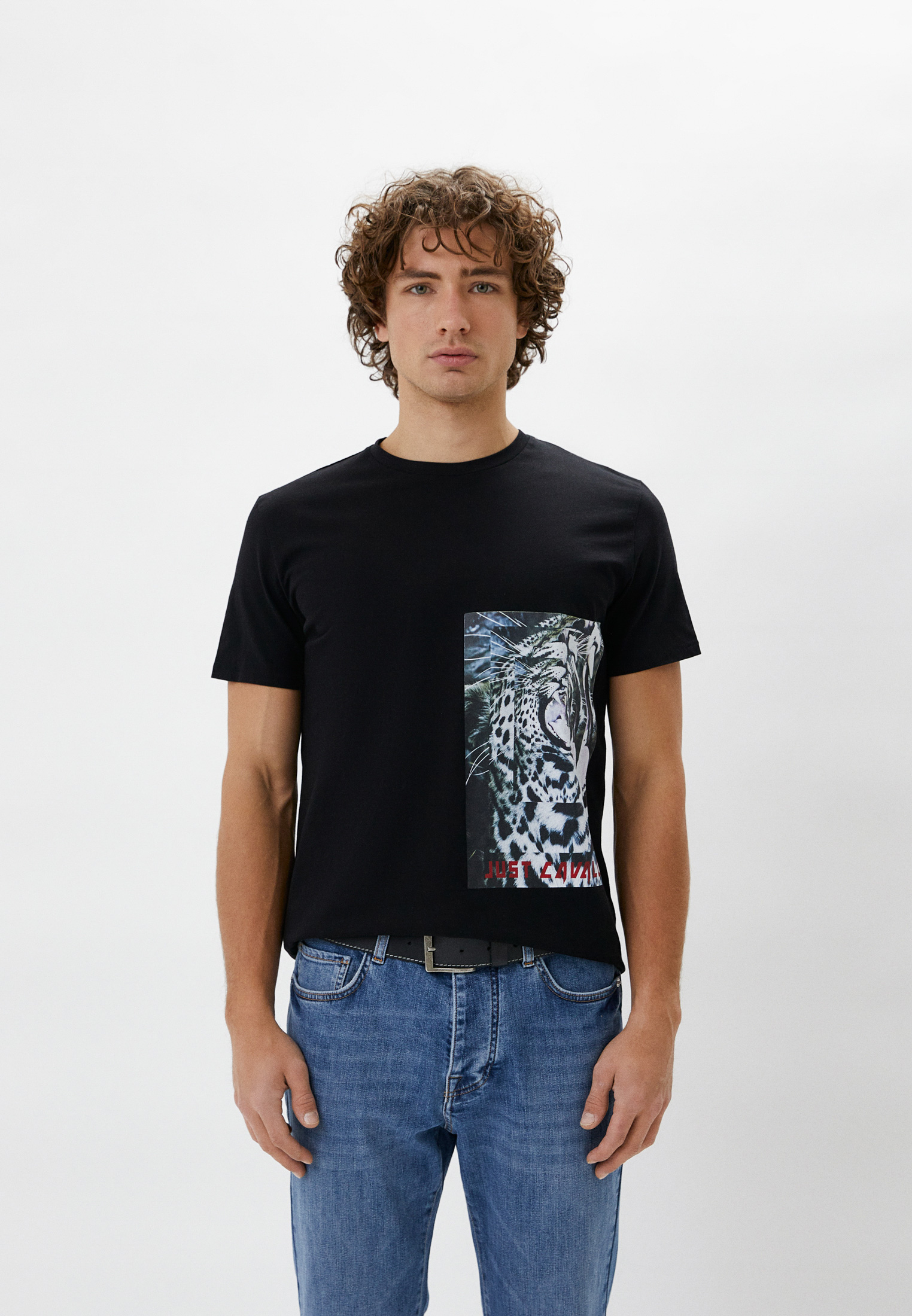 Мужская футболка Just Cavalli (Джаст Кавалли) S01GC0636 N20663: изображение 1