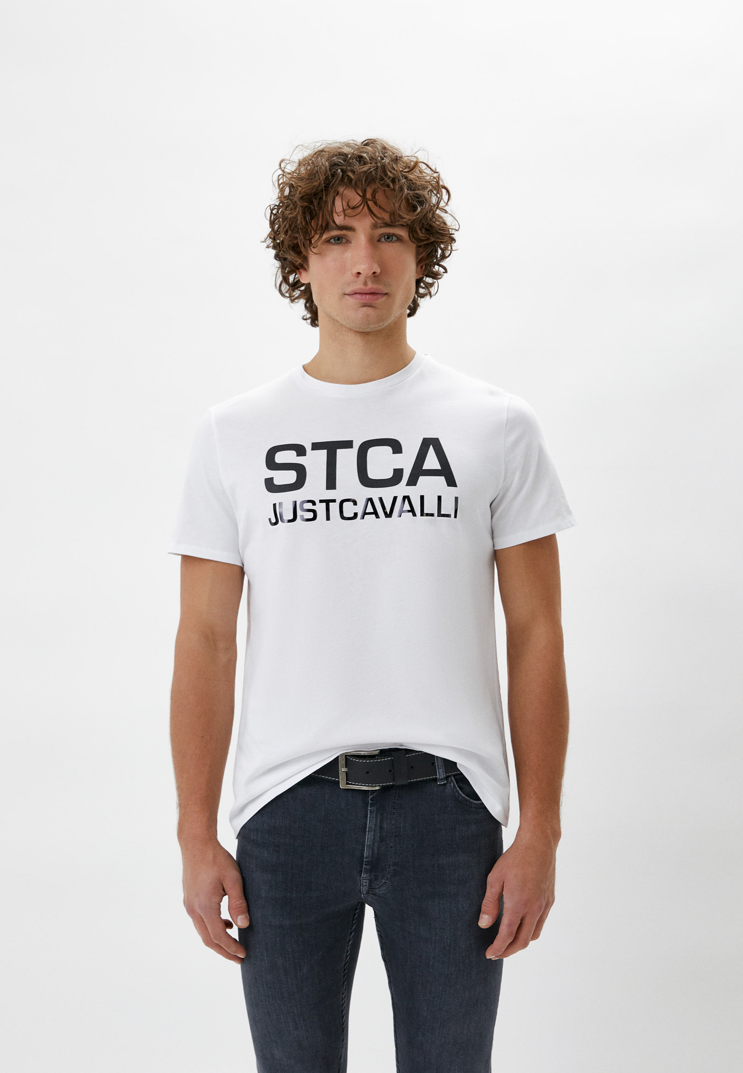 Мужская футболка Just Cavalli (Джаст Кавалли) S01GC0638 N20663: изображение 1