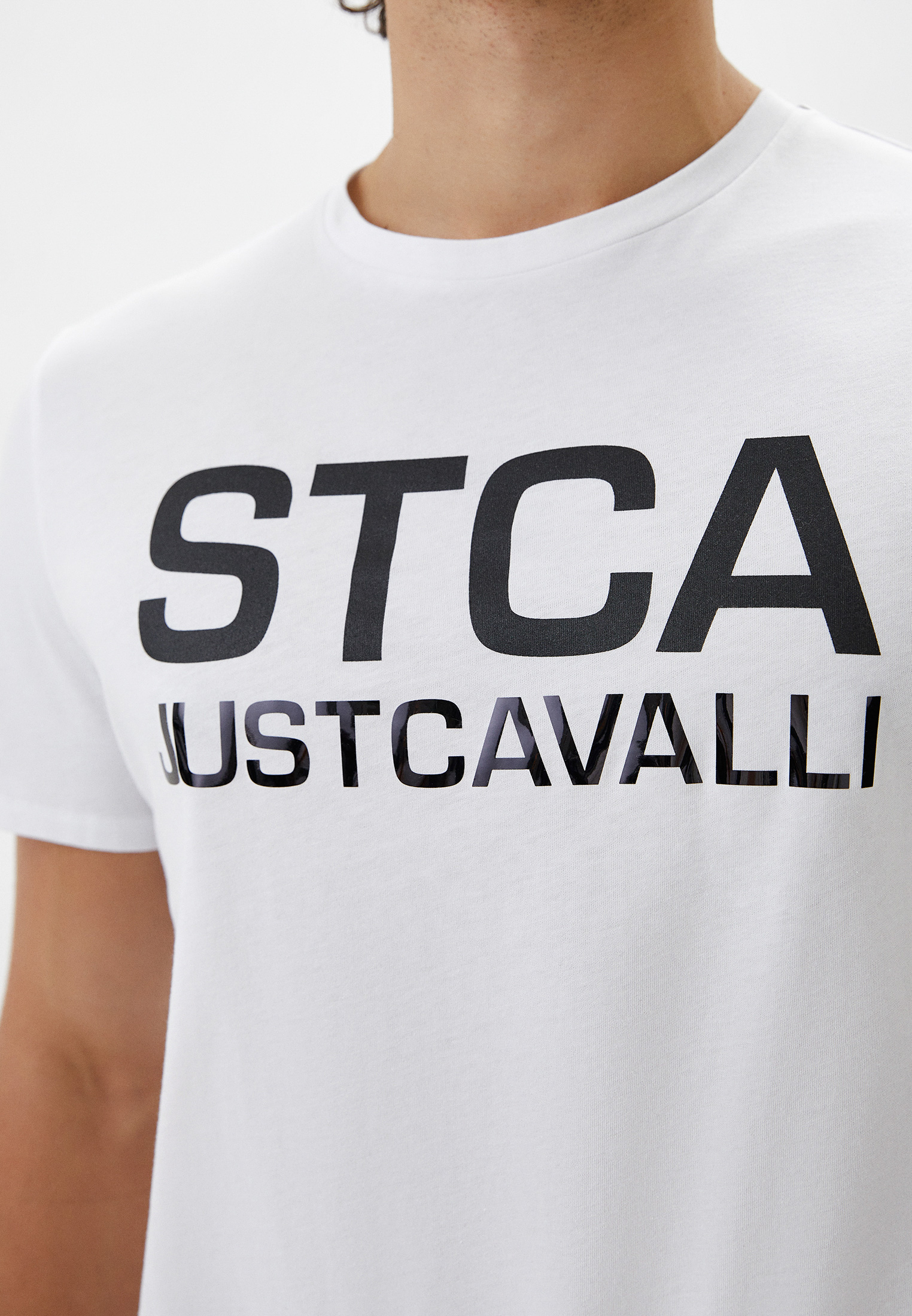Мужская футболка Just Cavalli (Джаст Кавалли) S01GC0638 N20663: изображение 4