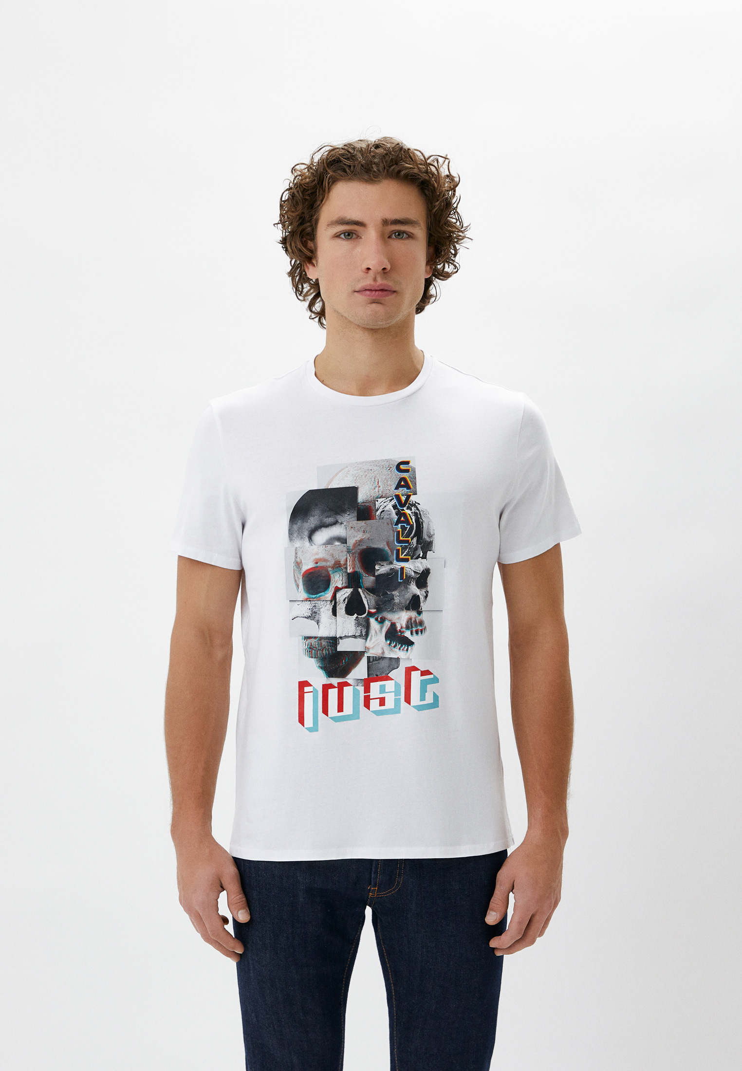 Мужская футболка Just Cavalli (Джаст Кавалли) S01GC0643 N20663: изображение 1
