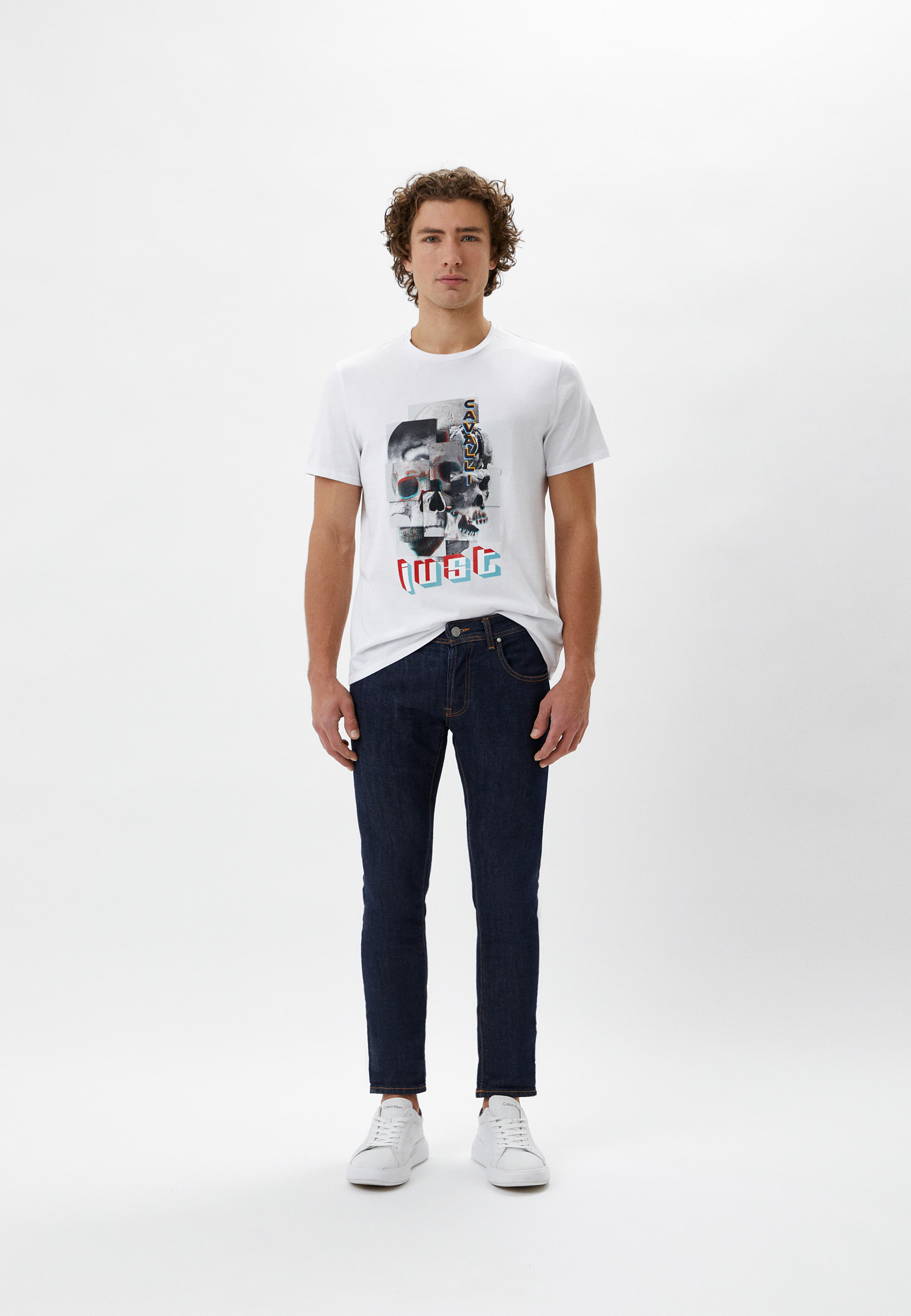 Мужская футболка Just Cavalli (Джаст Кавалли) S01GC0643 N20663: изображение 2