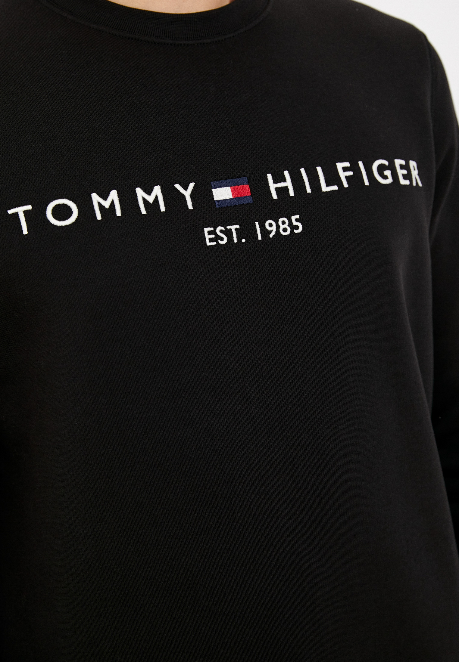 Свитер мужской Tommy Hilfiger (Томми Хилфигер) MW0MW11596 цвет черный ...