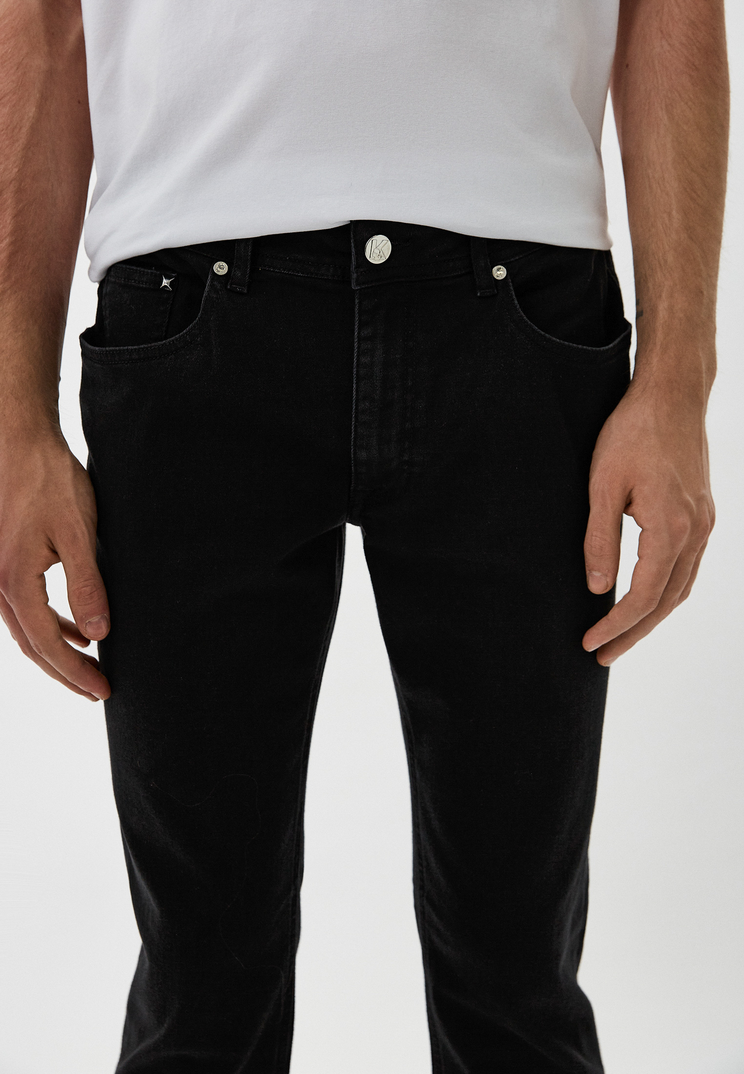 Мужские зауженные джинсы Karl Lagerfeld (Карл Лагерфельд) 521830-265840: изображение 4