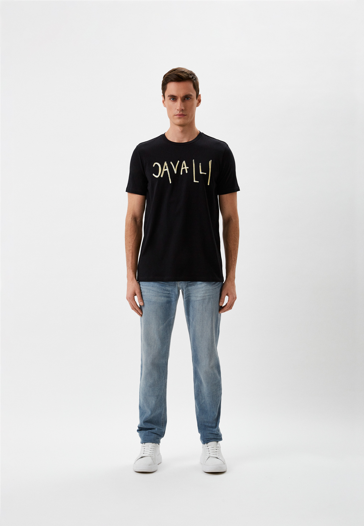 Мужская футболка Roberto Cavalli (Роберто Кавалли) NNT60B-JD060: изображение 2