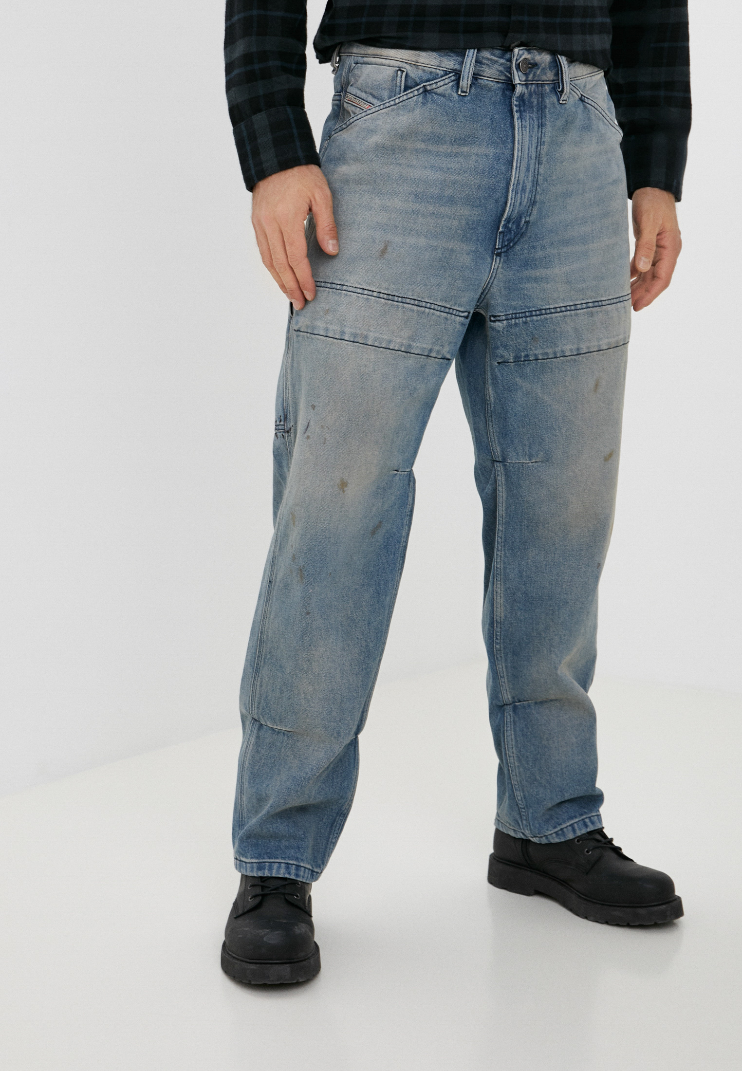 Мужские зауженные джинсы Diesel (Дизель) A037630EHAS: изображение 1
