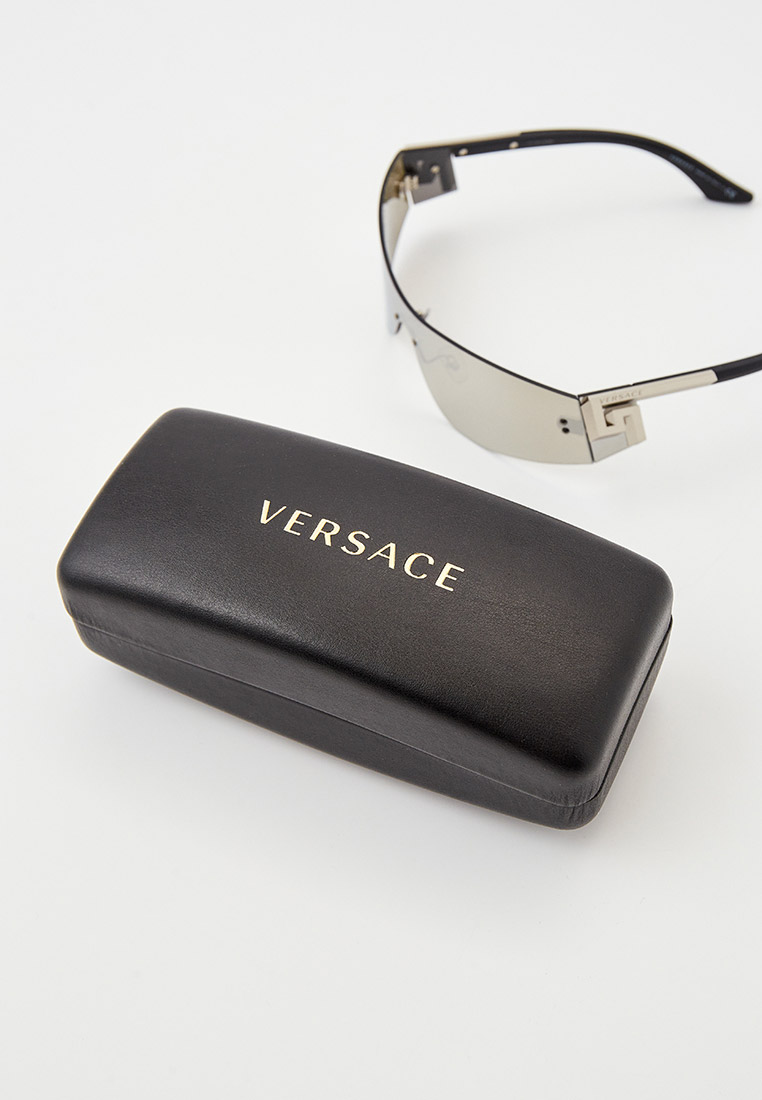 Мужские солнцезащитные очки Versace 0VE2241 цвет серебряный купить за ...