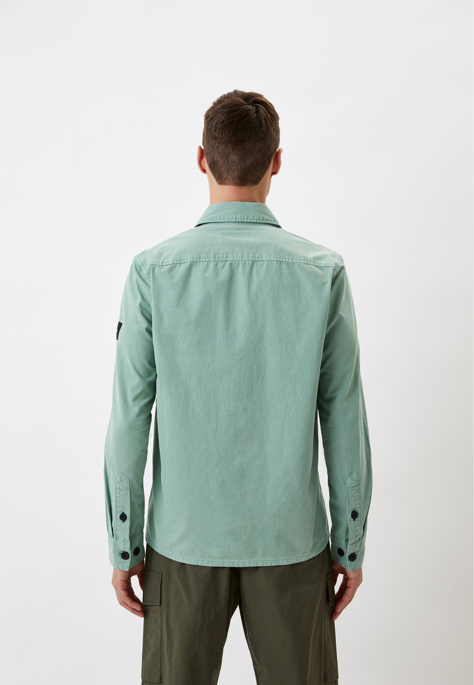 Рубашка с длинным рукавом Calvin Klein (Кельвин Кляйн) K10K108155: изображение 3