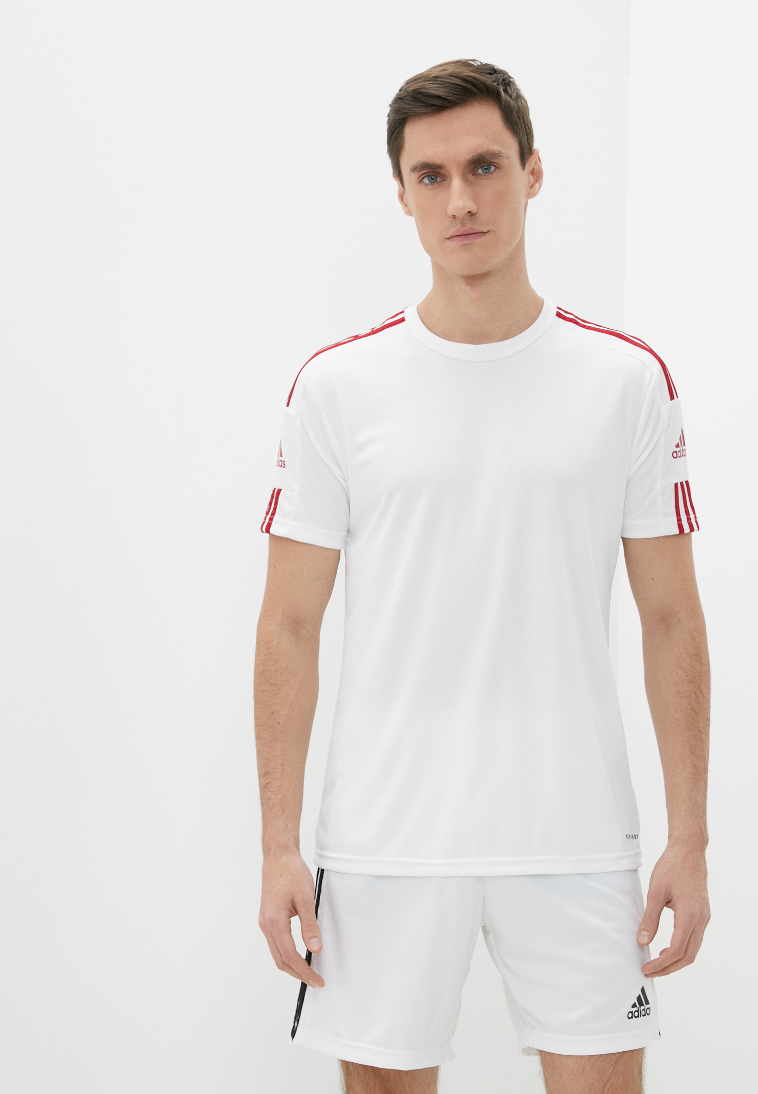 ADIDAS – SQUADRA 21 JERSEY SHORT SLEEVE WHITE/TEAM POWER RED GN5725 –  GGTEAMWEAR