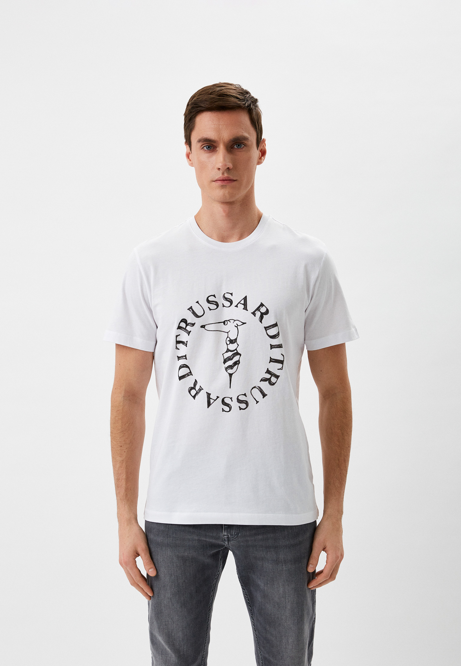 Мужская футболка Trussardi (Труссарди) 52T00594-1T005381
