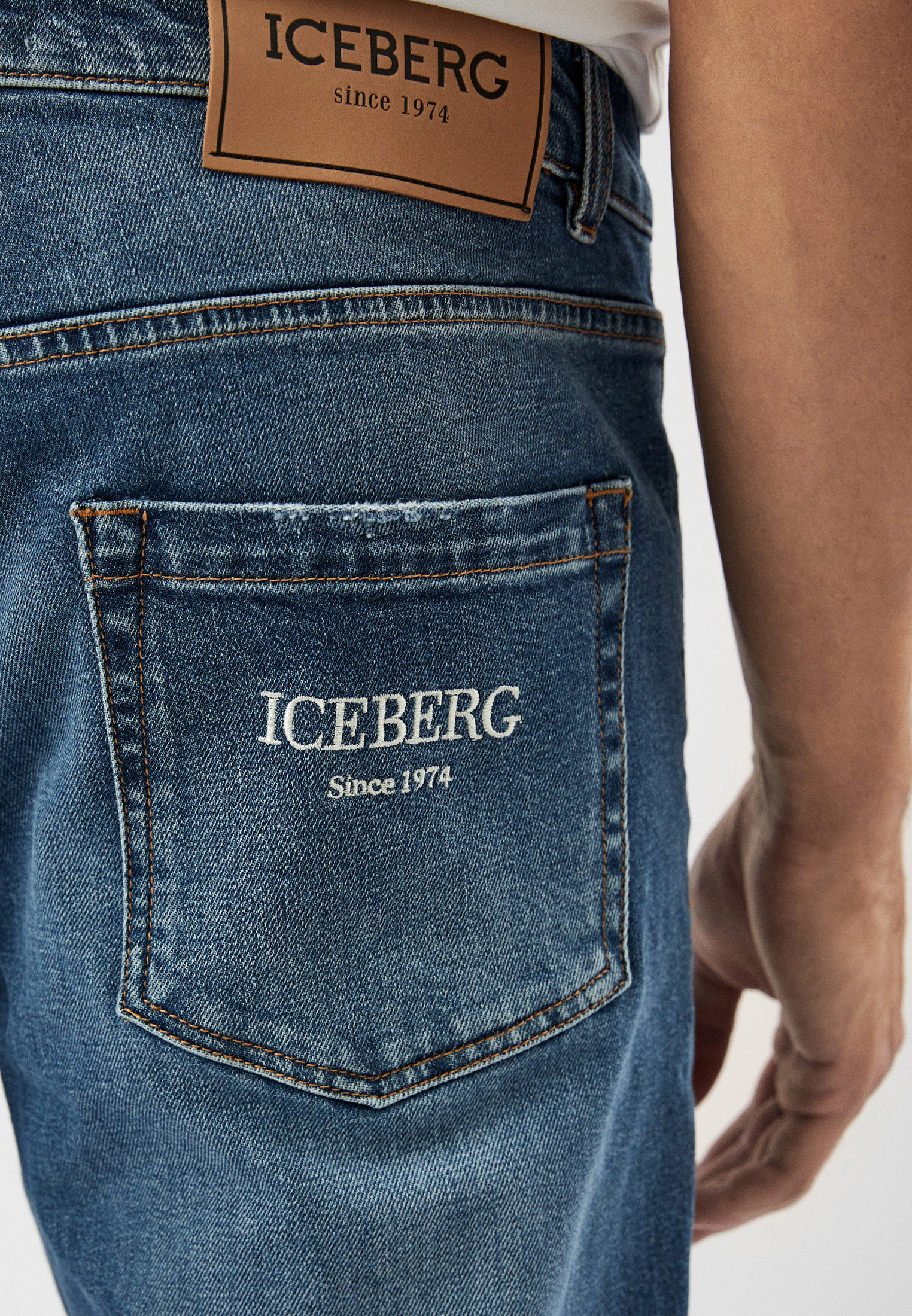 Мужские прямые джинсы Iceberg (Айсберг) I1P28016003: изображение 15