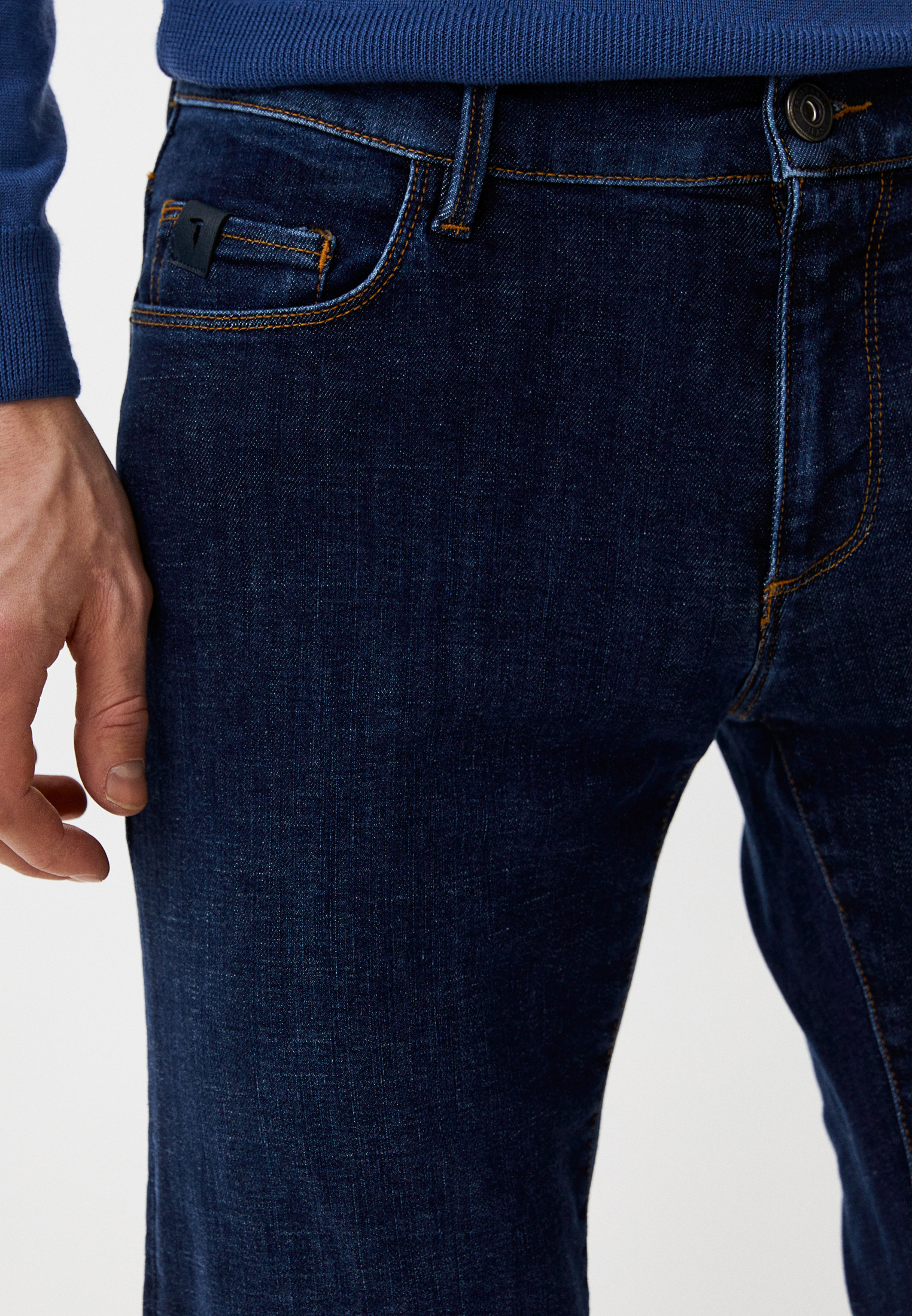 Мужские прямые джинсы Trussardi (Труссарди) 52J00000-1T003349-C-002: изображение 4