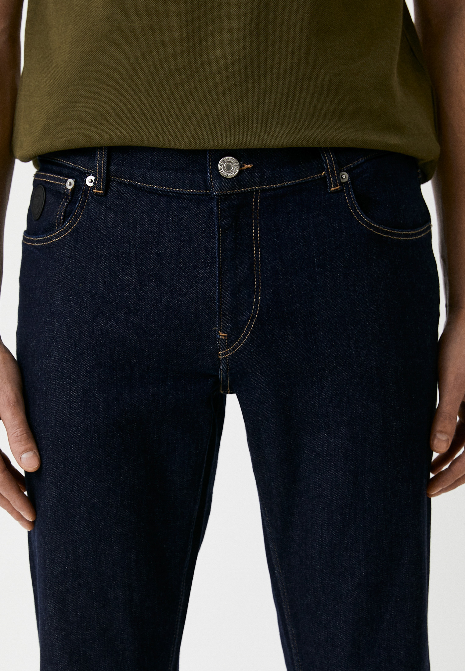 Мужские прямые джинсы Trussardi (Труссарди) 52J00000-1Y000192: изображение 4