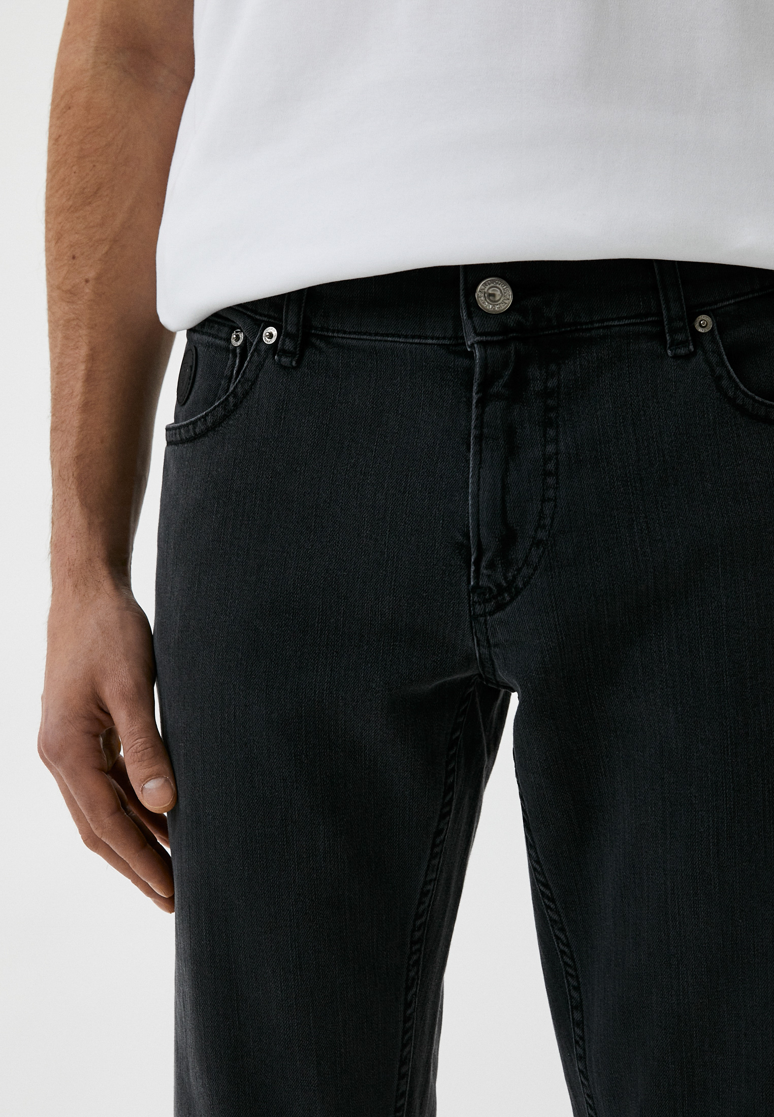 Мужские зауженные джинсы Trussardi (Труссарди) 52J00000-1T005805: изображение 4