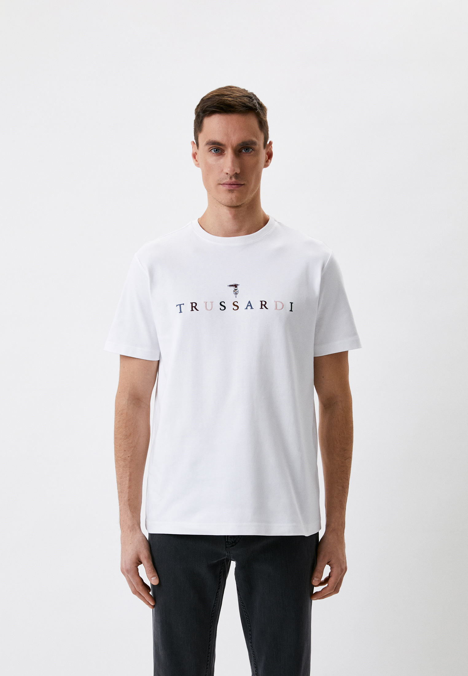 Мужская футболка Trussardi (Труссарди) 52T00565-1T004482: изображение 1