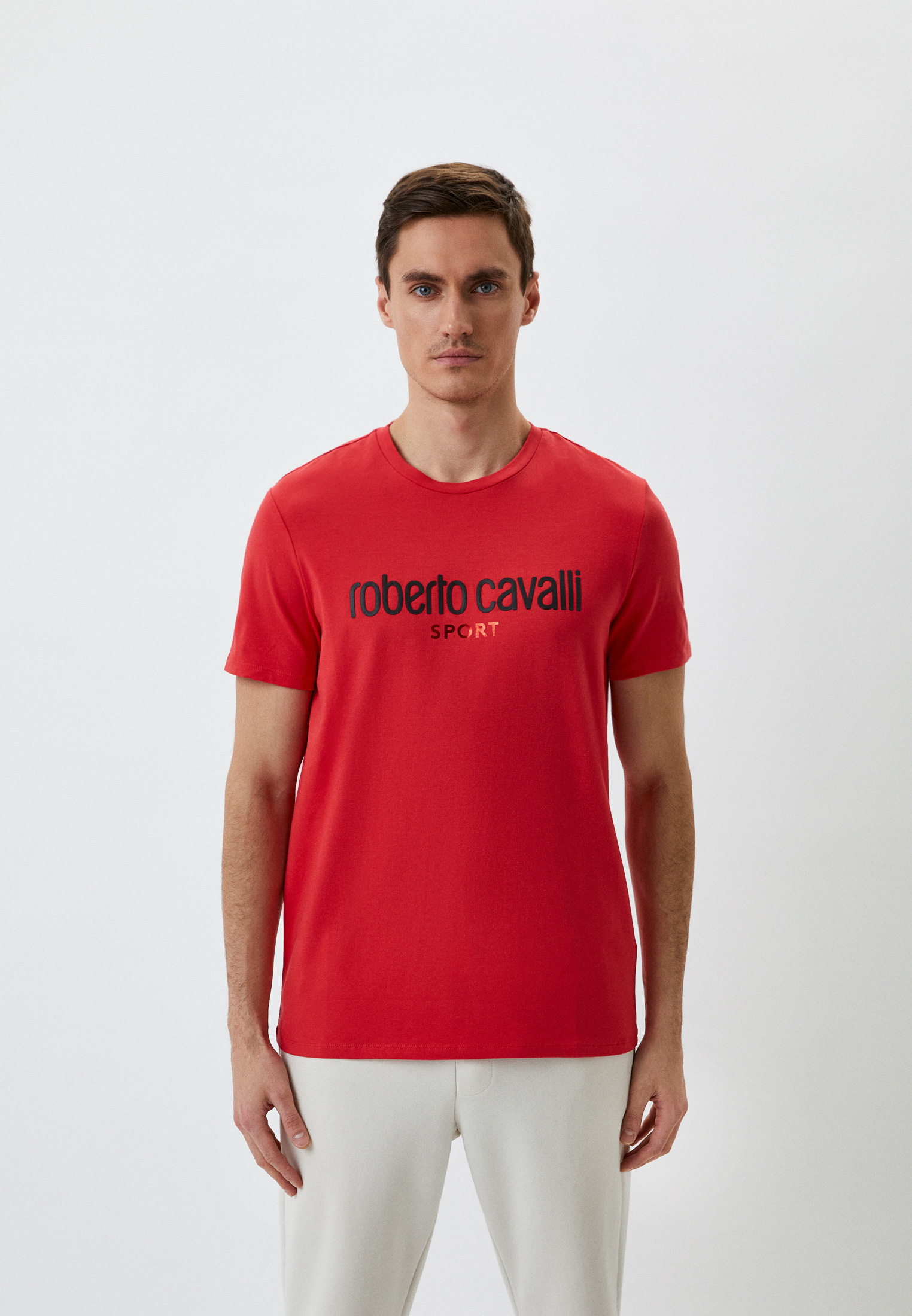 Мужская футболка Roberto Cavalli (Роберто Кавалли) IYX19TJV025: изображение 1