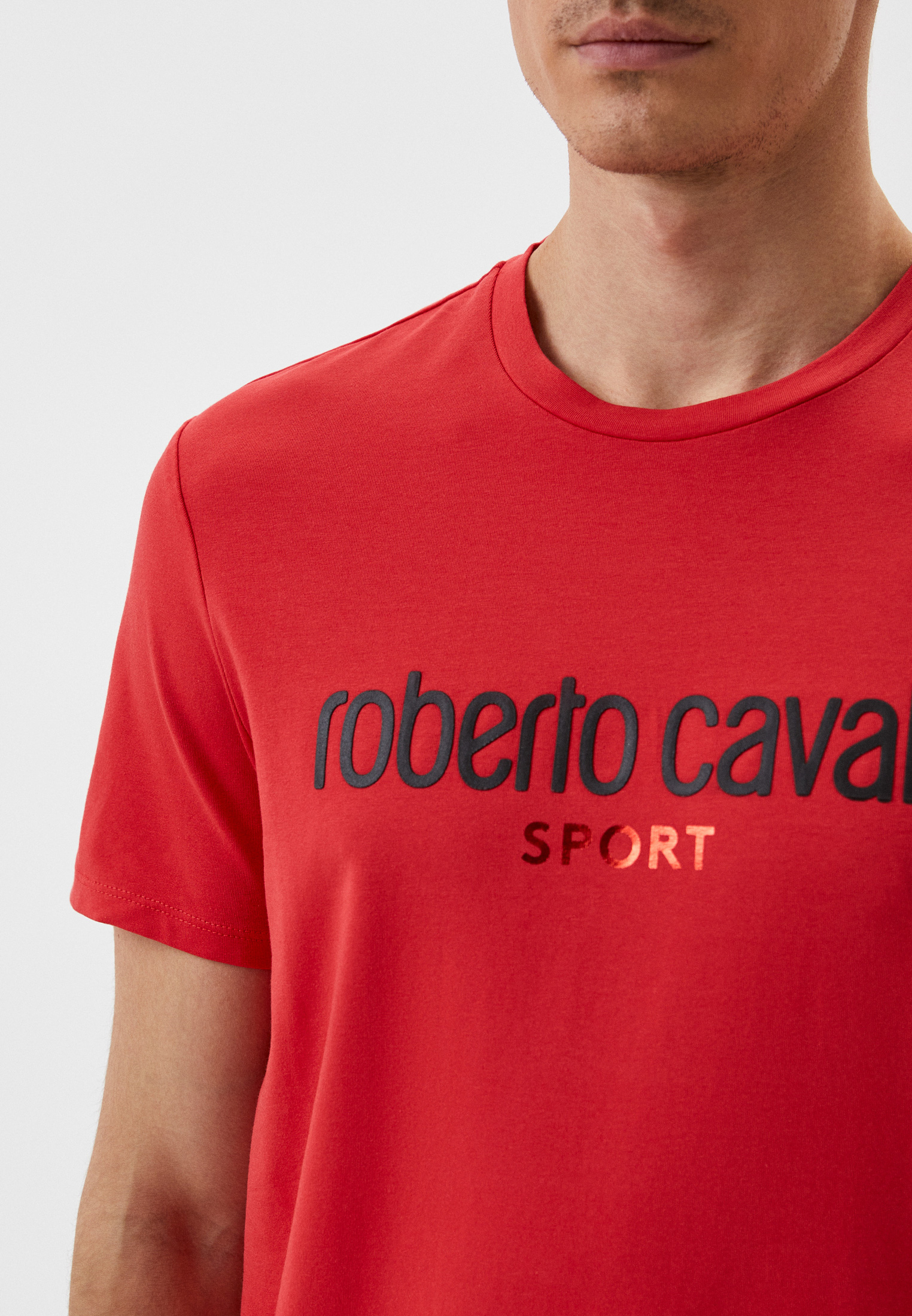 Мужская футболка Roberto Cavalli (Роберто Кавалли) IYX19TJV025: изображение 4