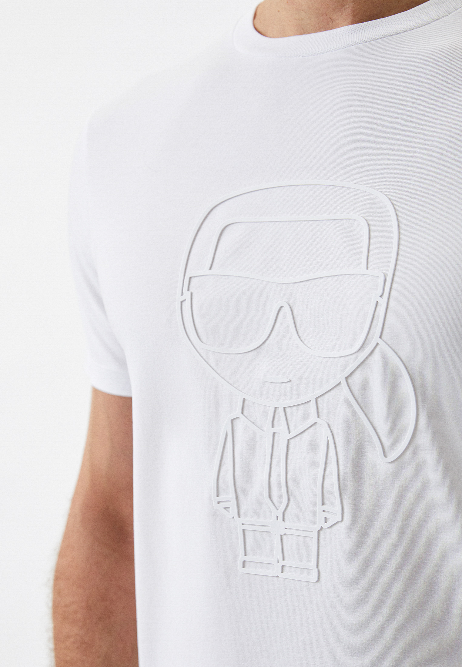 Мужская футболка Karl Lagerfeld (Карл Лагерфельд) 521221-755089: изображение 4