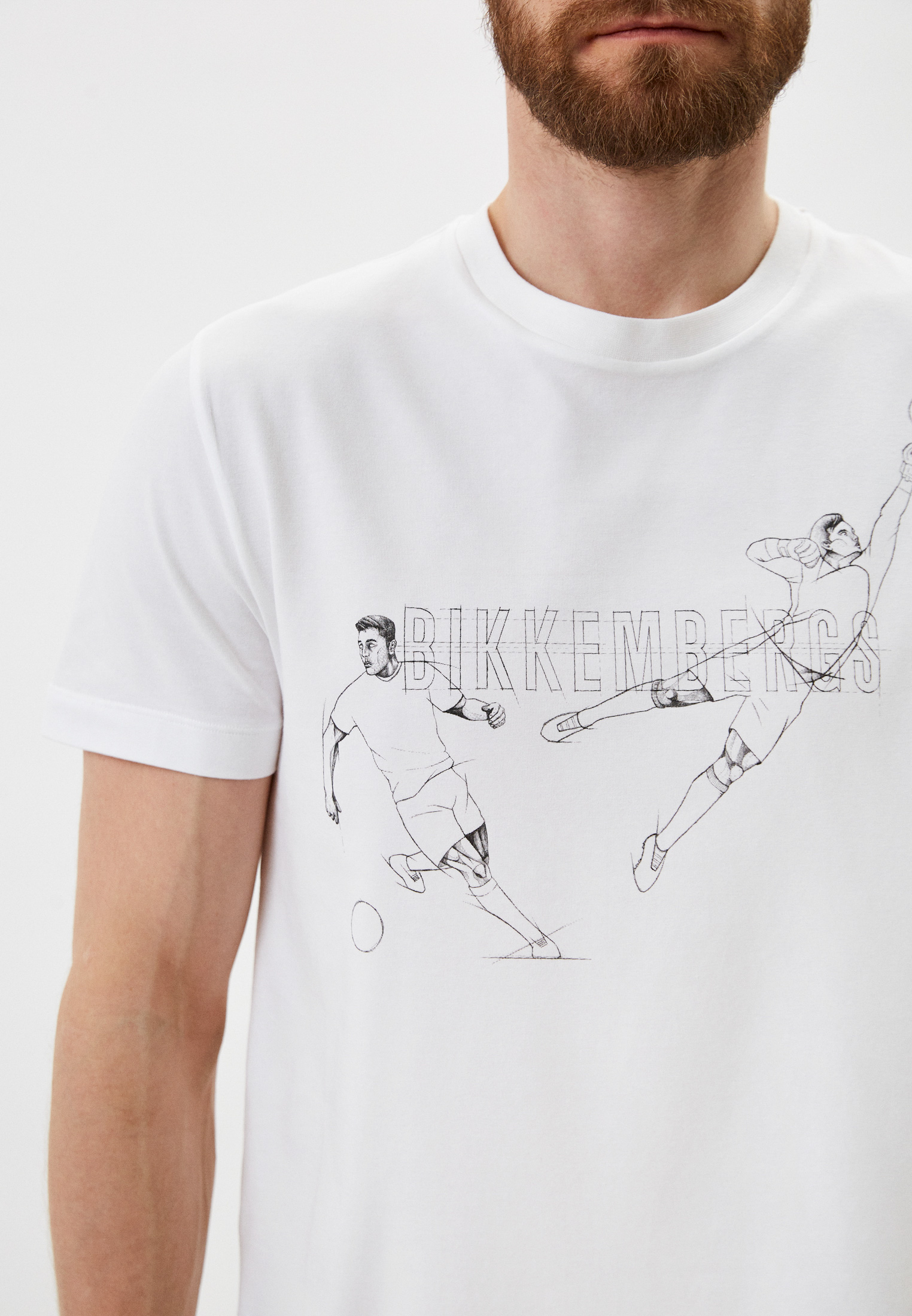 Мужская футболка Bikkembergs (Биккембергс) C 4 101 18 E 1811: изображение 9