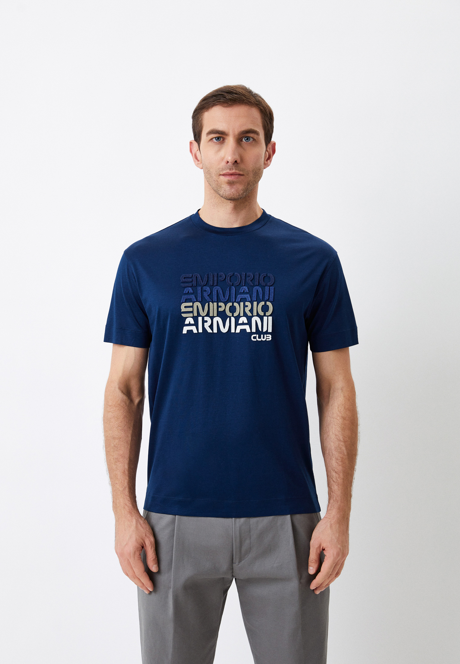 Мужская футболка Emporio Armani (Эмпорио Армани) 3L1TCB 1JUVZ