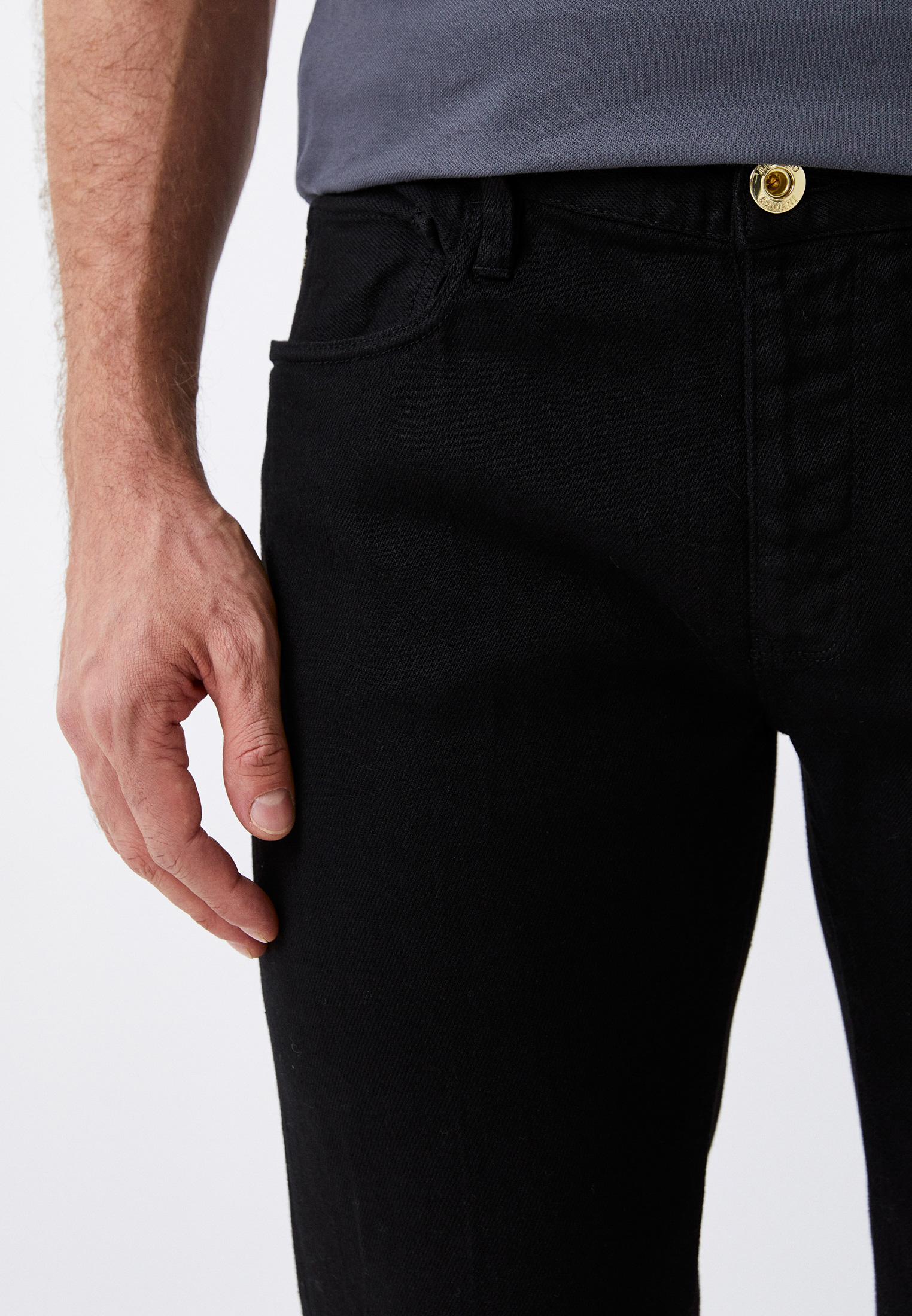 Мужские прямые джинсы Emporio Armani (Эмпорио Армани) 3L1J75 1DJVZ: изображение 4