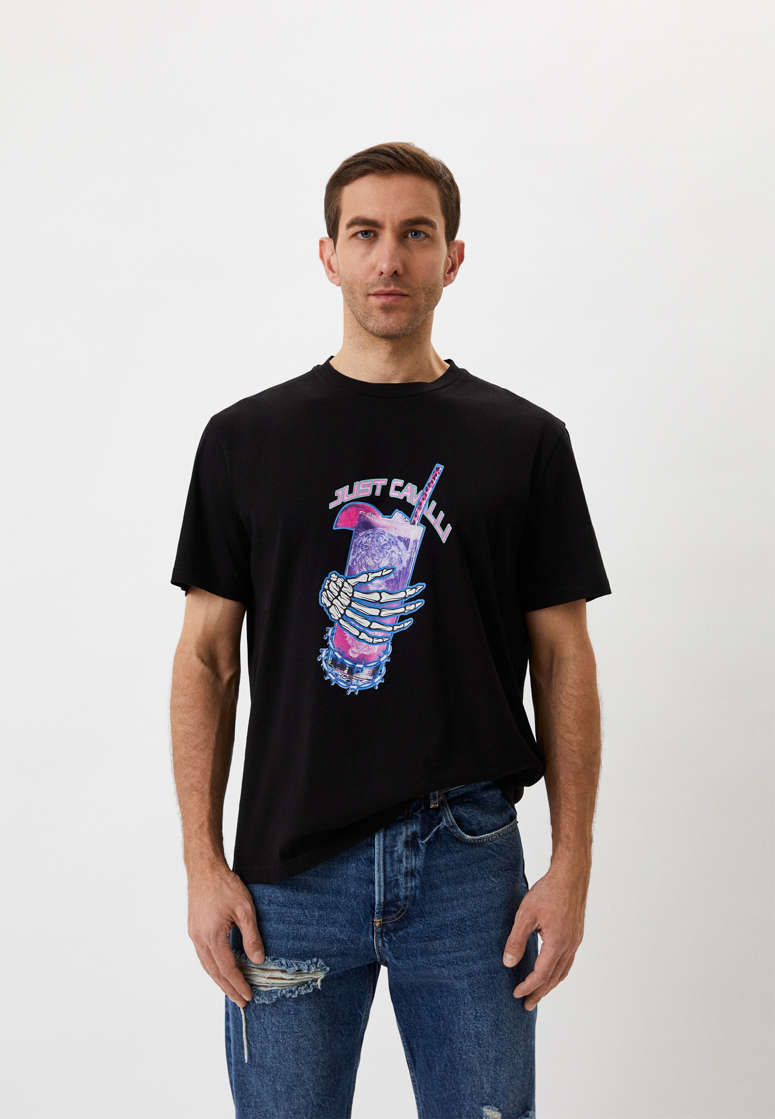 Мужская футболка Just Cavalli (Джаст Кавалли) S03GC0675N20663: изображение 1