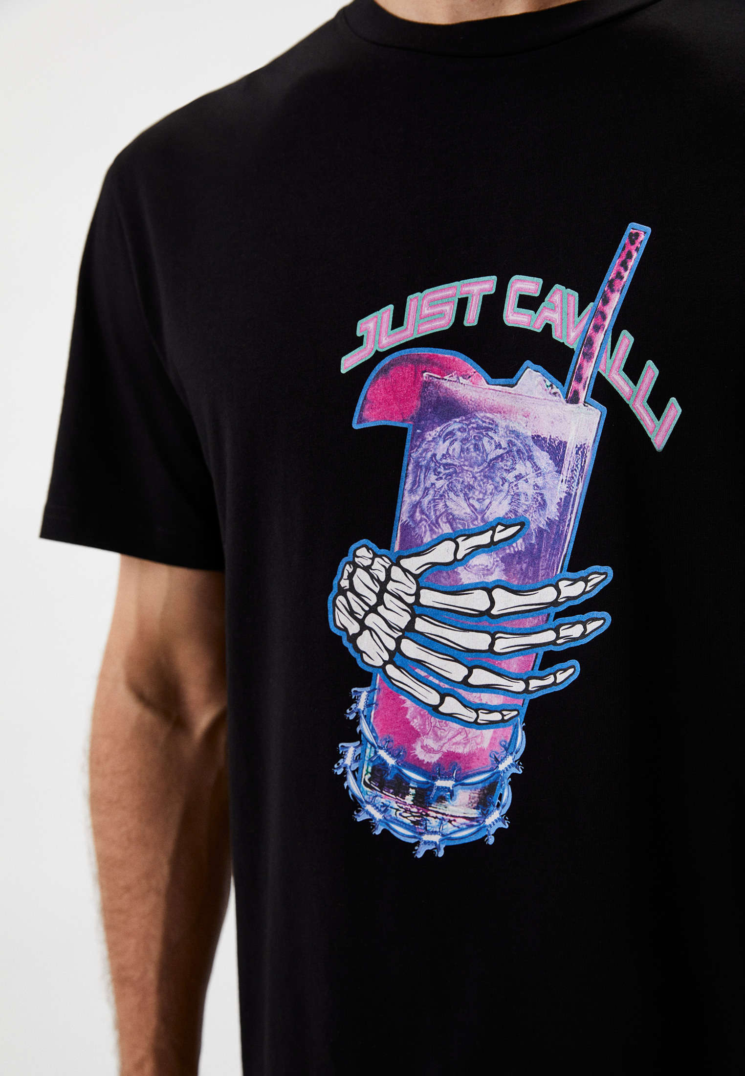 Мужская футболка Just Cavalli (Джаст Кавалли) S03GC0675N20663: изображение 4