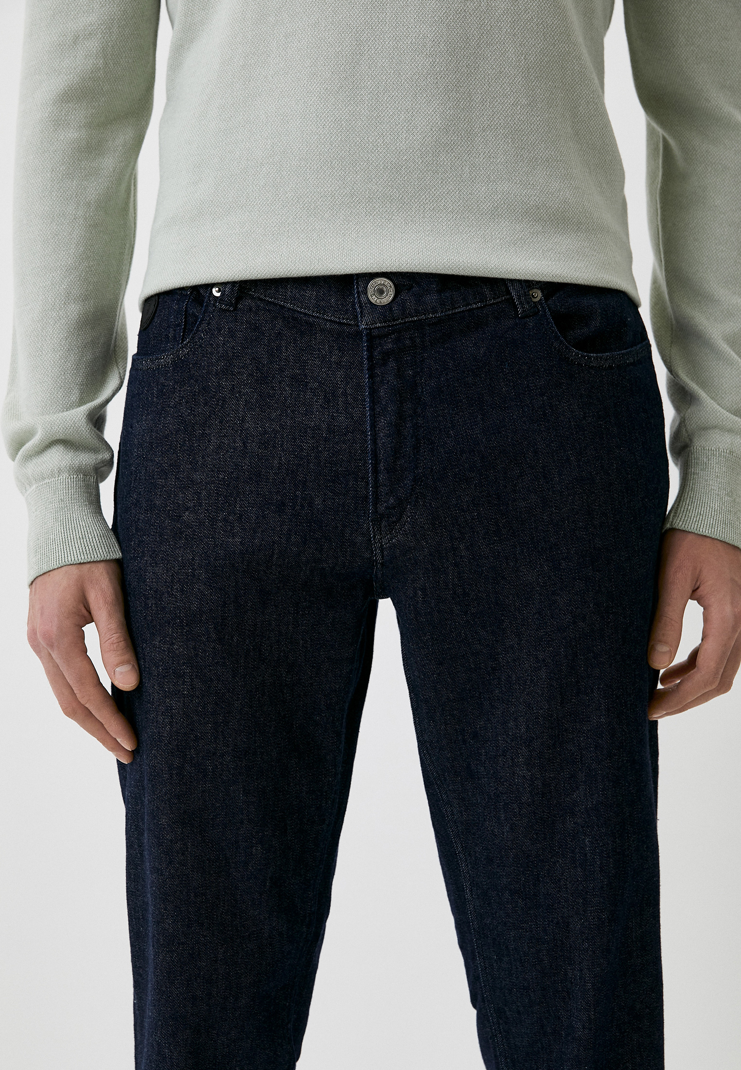 Мужские прямые джинсы Trussardi (Труссарди) 52J00000-1T005866: изображение 4