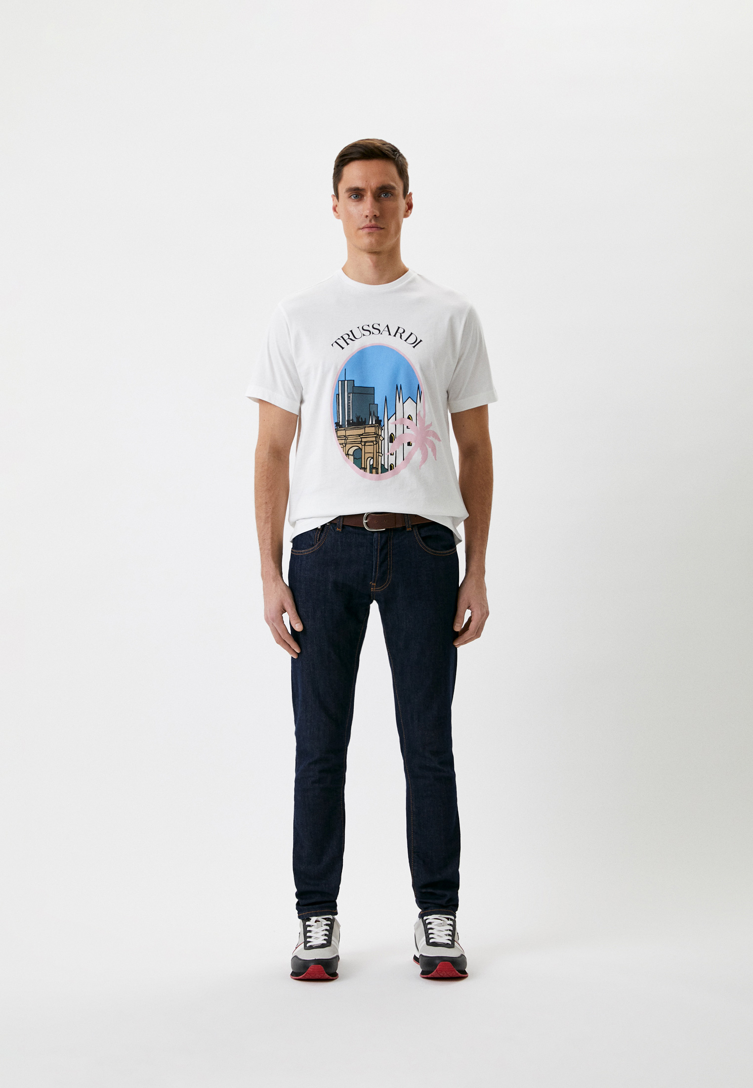 Мужская футболка Trussardi (Труссарди) 52T00615-1T005651: изображение 2