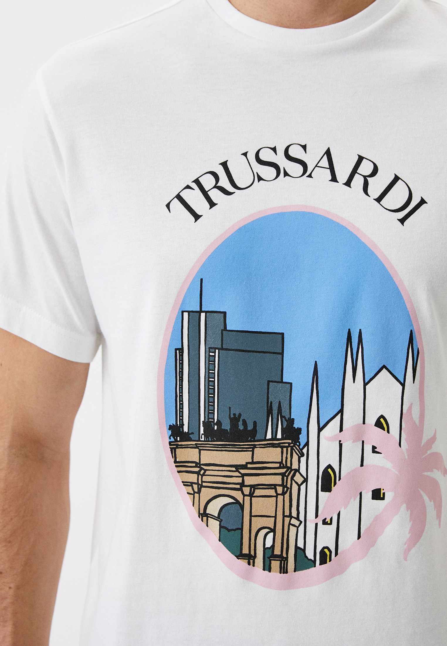 Мужская футболка Trussardi (Труссарди) 52T00615-1T005651: изображение 4