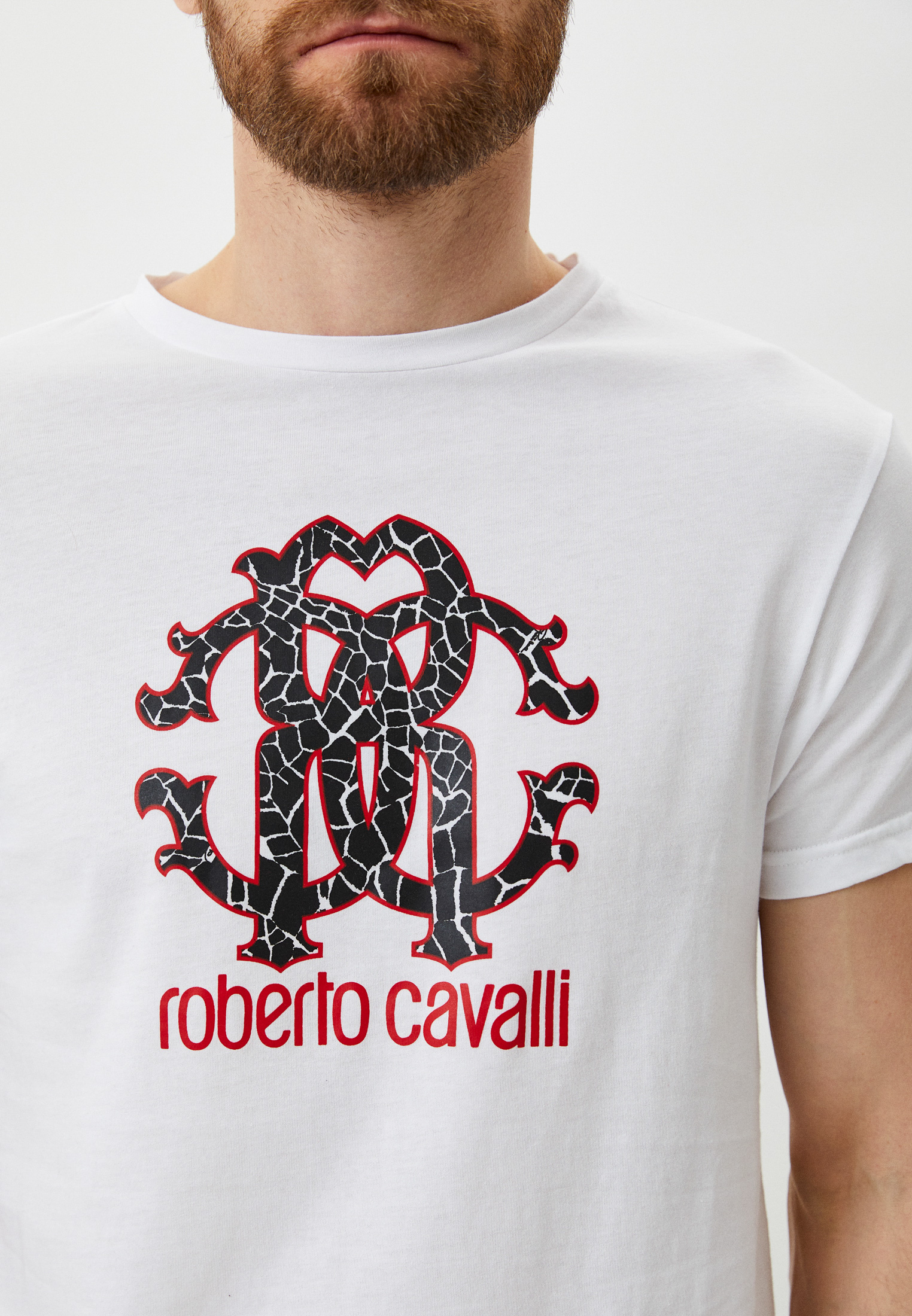 Мужская футболка Roberto Cavalli (Роберто Кавалли) HSH00T: изображение 4