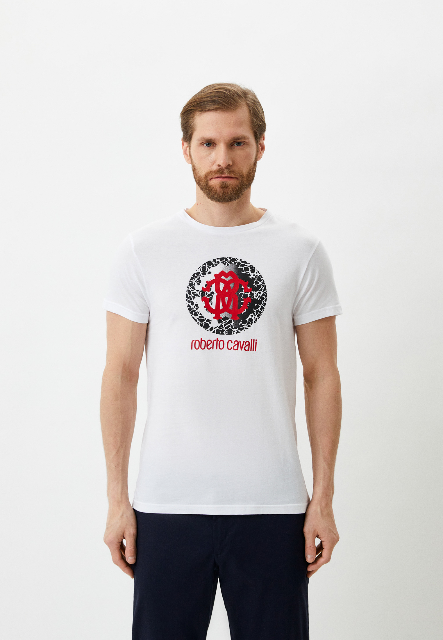 Мужская футболка Roberto Cavalli (Роберто Кавалли) HSH01T: изображение 1