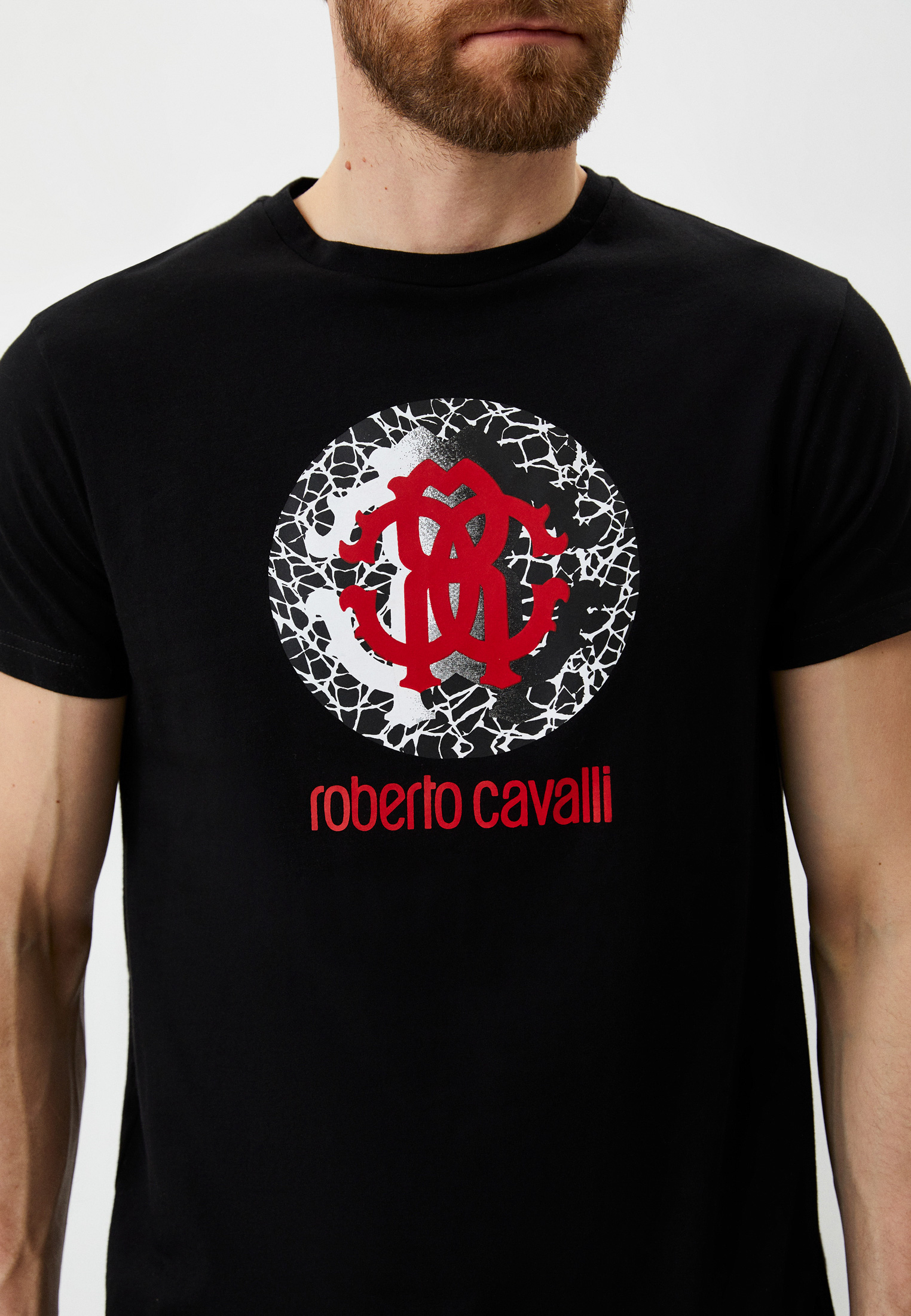 Мужская футболка Roberto Cavalli (Роберто Кавалли) HSH01T: изображение 4