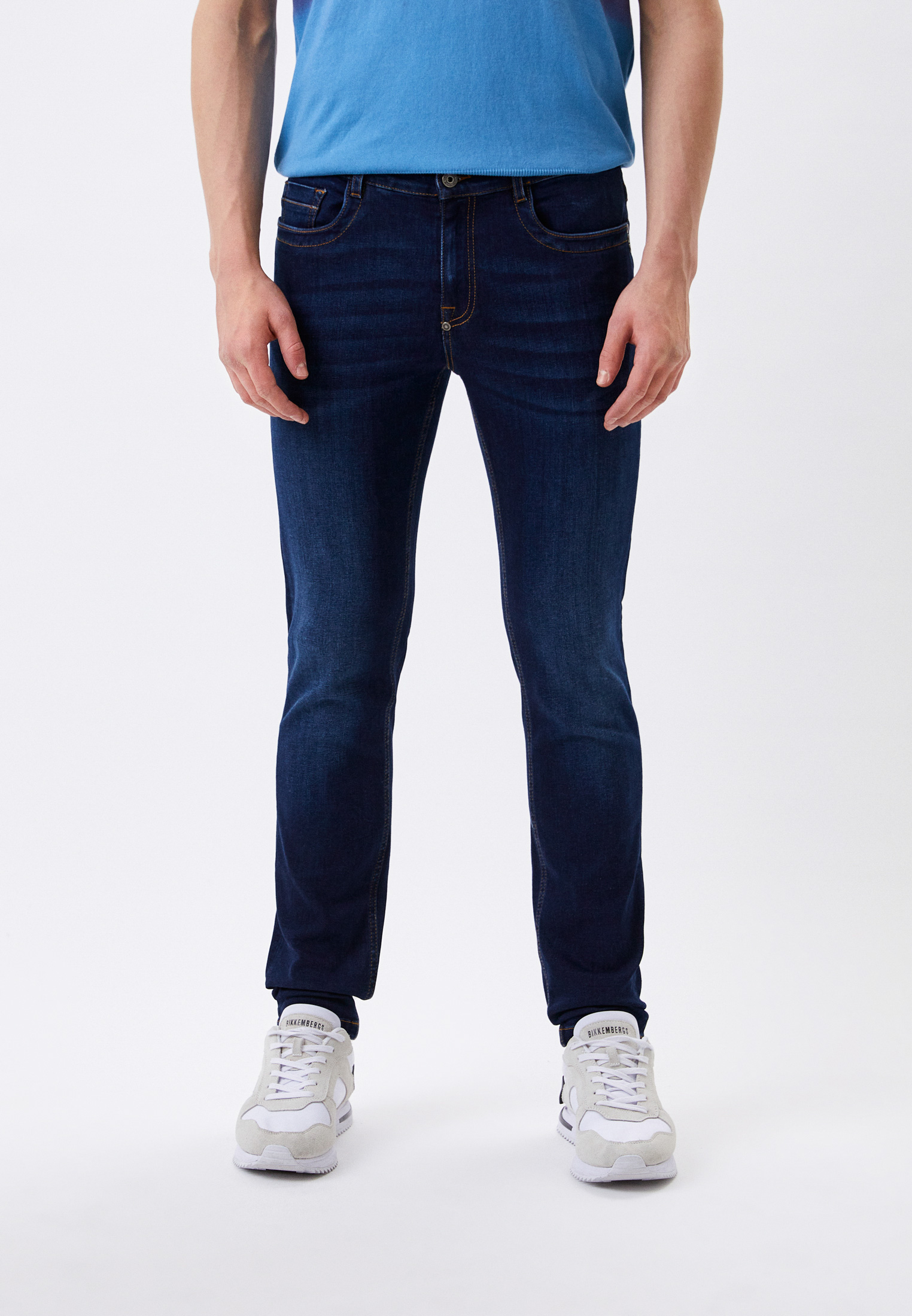 Мужские прямые джинсы Bikkembergs (Биккембергс) CQ10208S3418165B: изображение 1