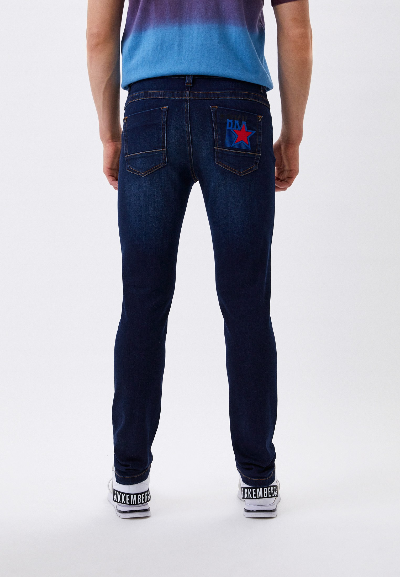 Мужские прямые джинсы Bikkembergs (Биккембергс) CQ10208S3418165B: изображение 3