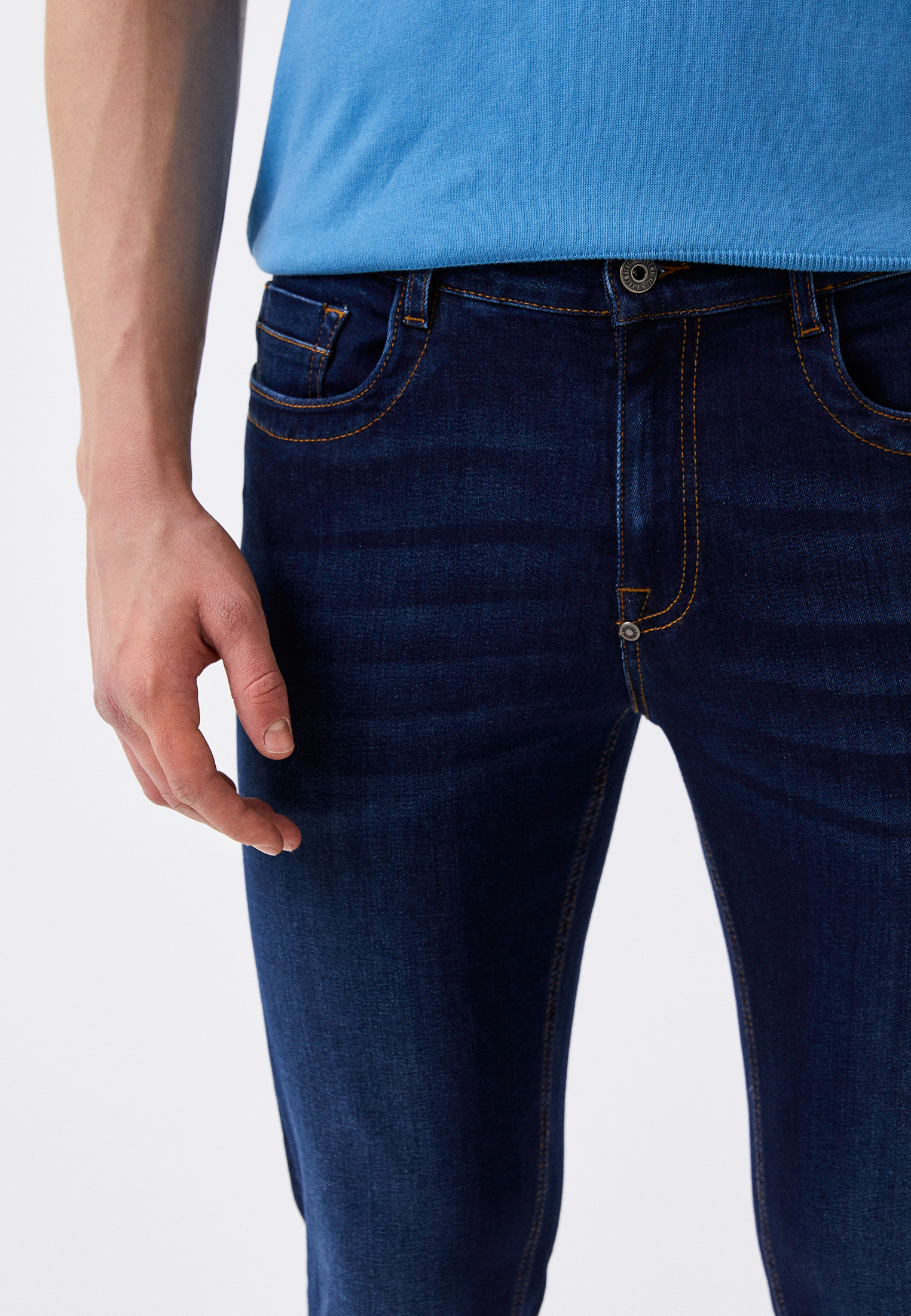 Мужские прямые джинсы Bikkembergs (Биккембергс) CQ10208S3418165B: изображение 4