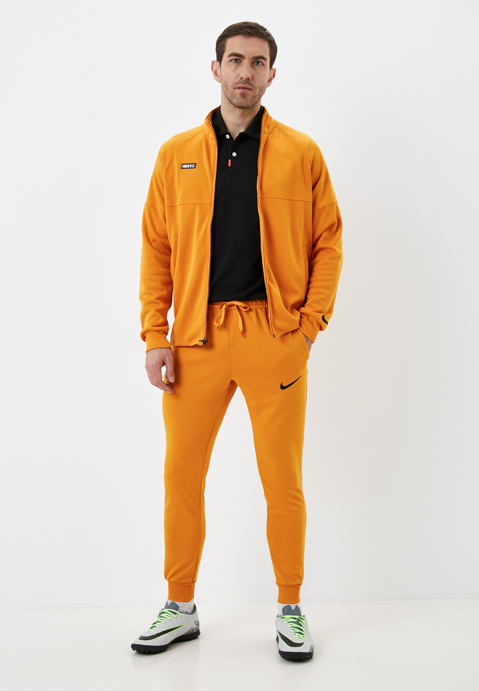 Спортивный костюм мужской Nike (Найк) DC9065 цвет оранжевый купить за 8299  руб.