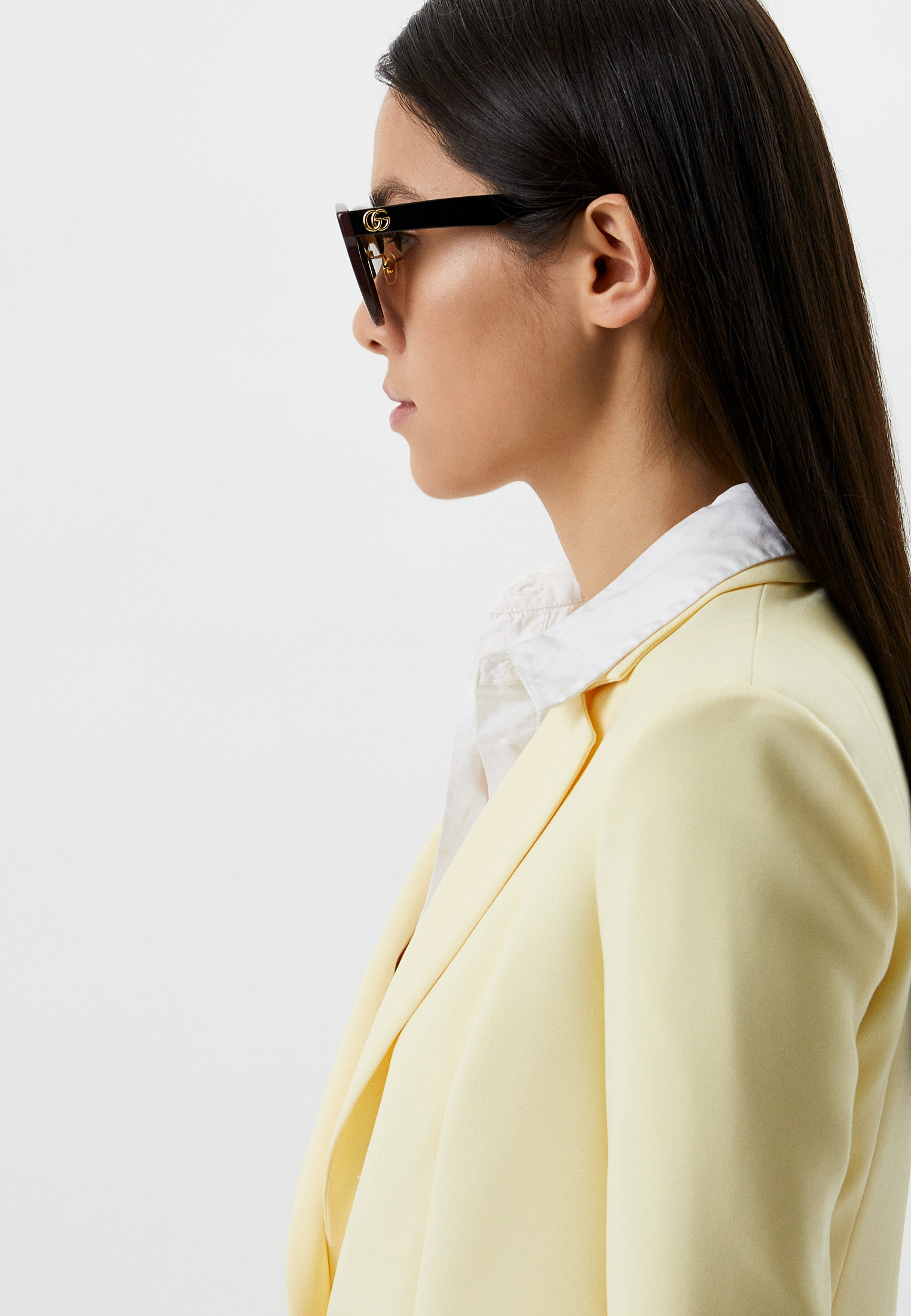 Женские солнцезащитные очки Gucci (Гуччи) GG1002SK: изображение 5