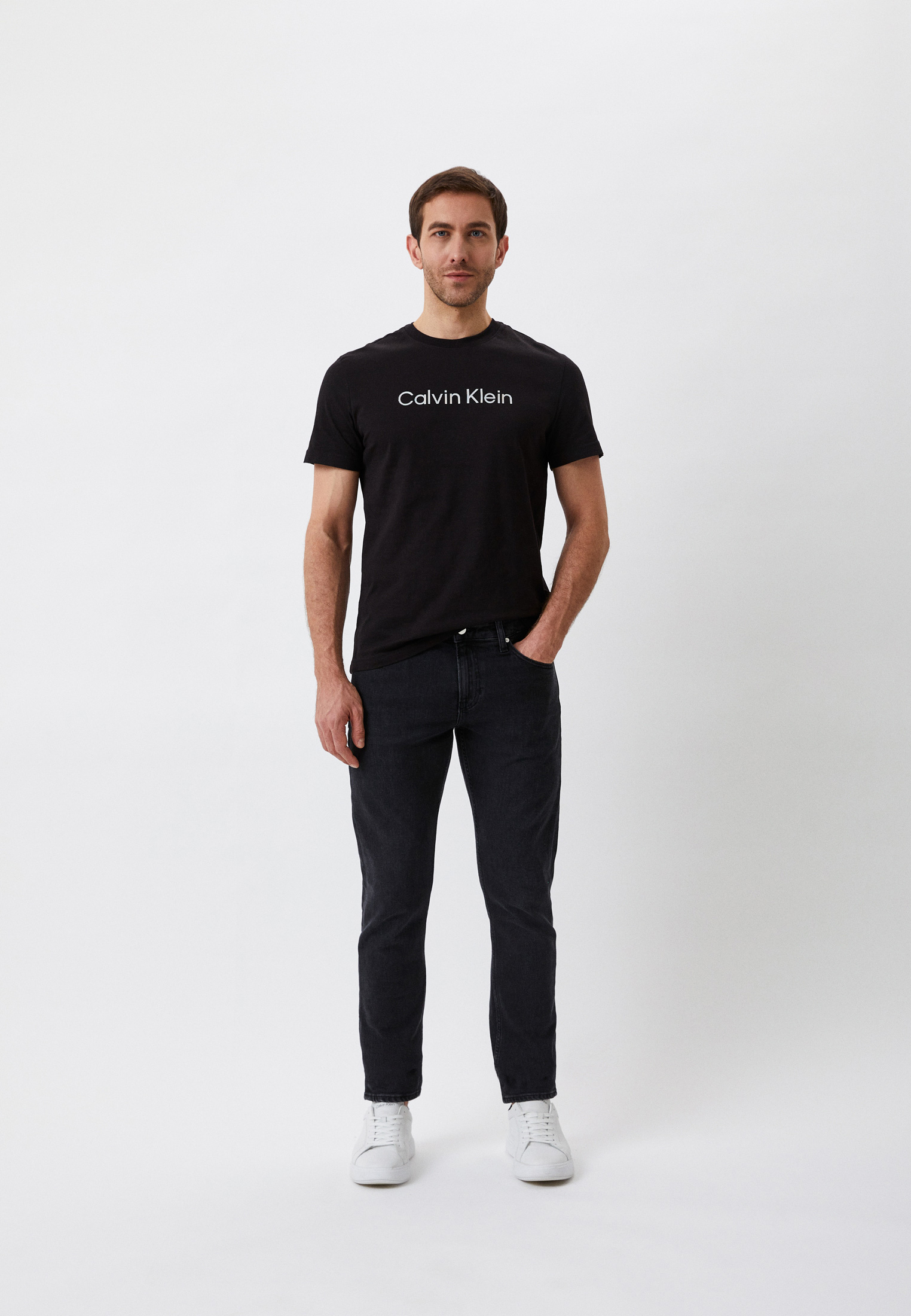 Мужские прямые джинсы Calvin Klein (Кельвин Кляйн) K10K108619: изображение 2