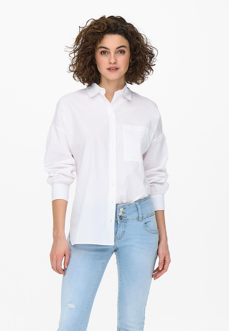 Женские рубашки с длинным рукавом Only (Онли) Рубашка Only