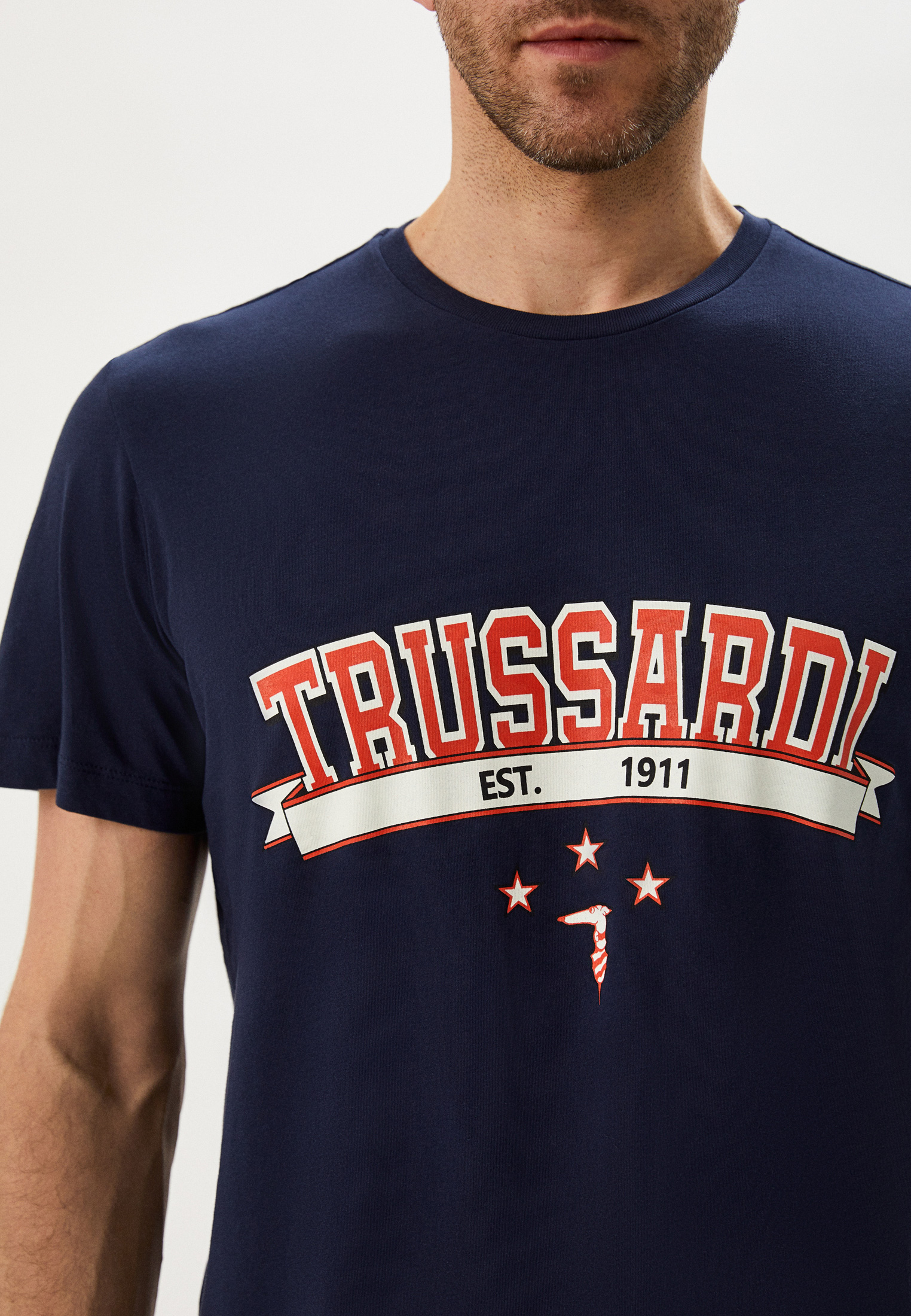 Мужская футболка Trussardi (Труссарди) 52T00619-1T005381: изображение 4