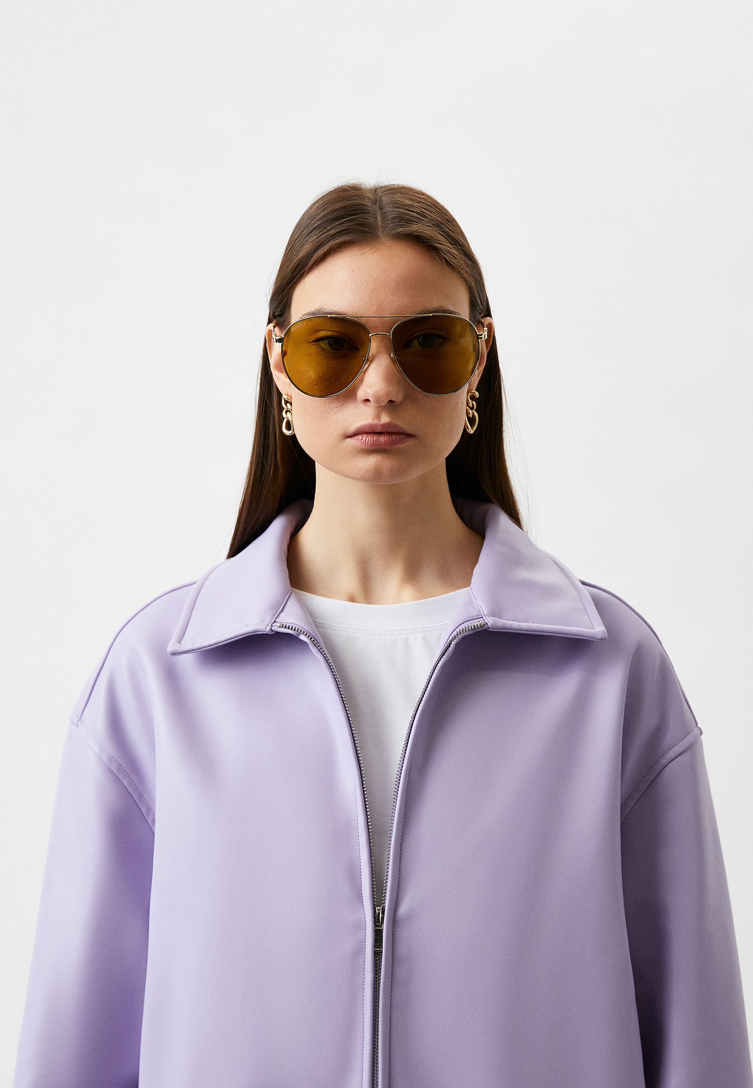 Женские солнцезащитные очки Gucci (Гуччи) GG1088S купить за 38900 руб.