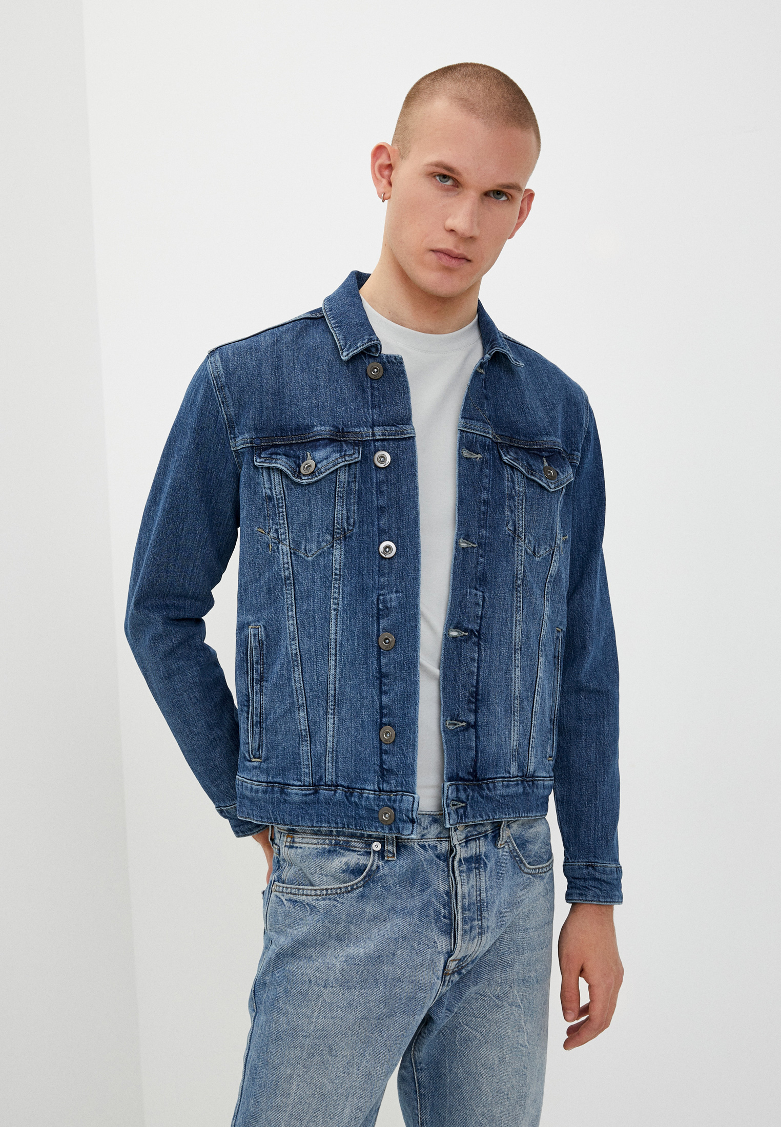 Джинсовая куртка мужская Mexx (Мекс) BM0522023M купить за 5690 руб.