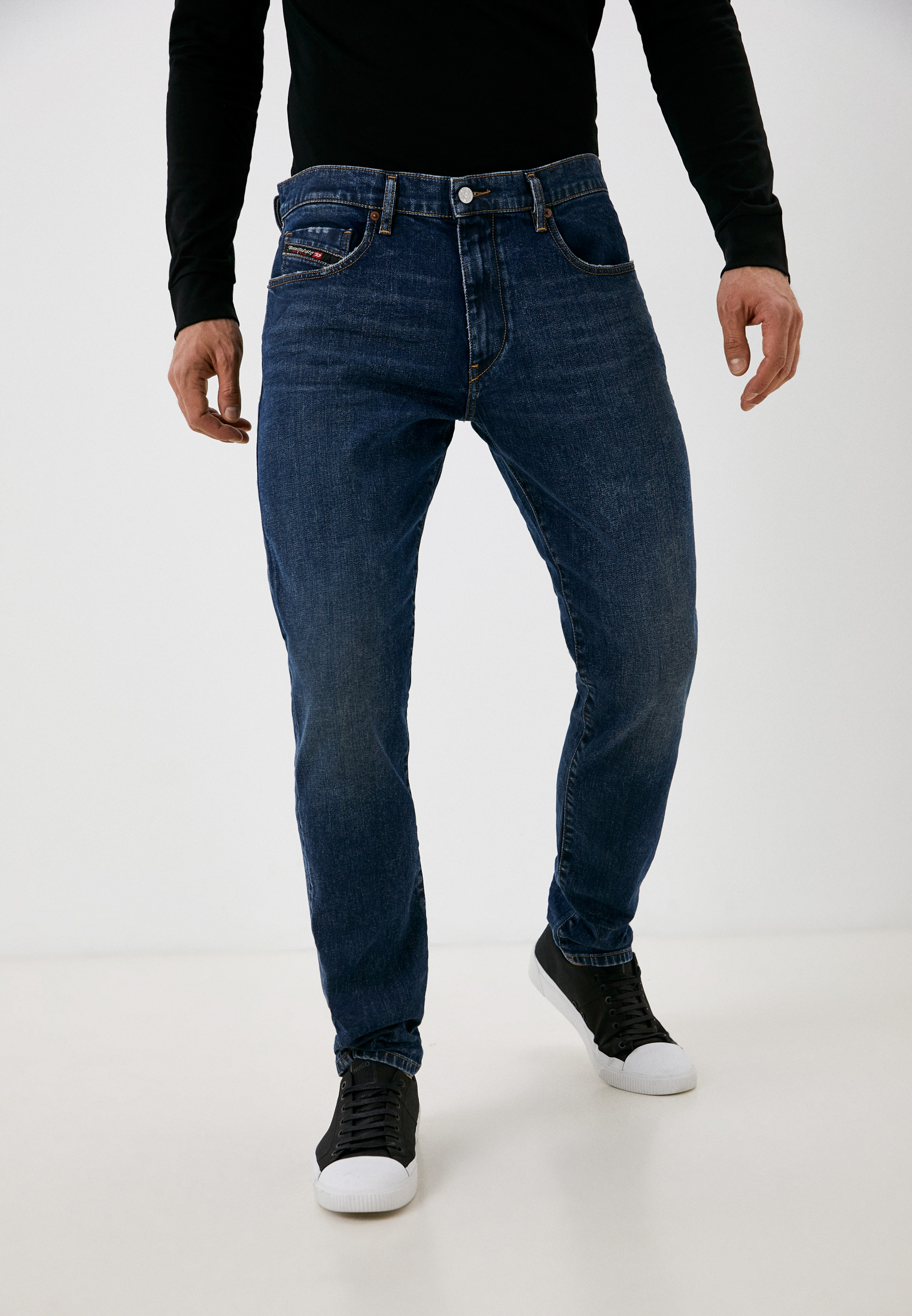 Мужские зауженные джинсы Diesel (Дизель) 00SPW5009NV: изображение 5