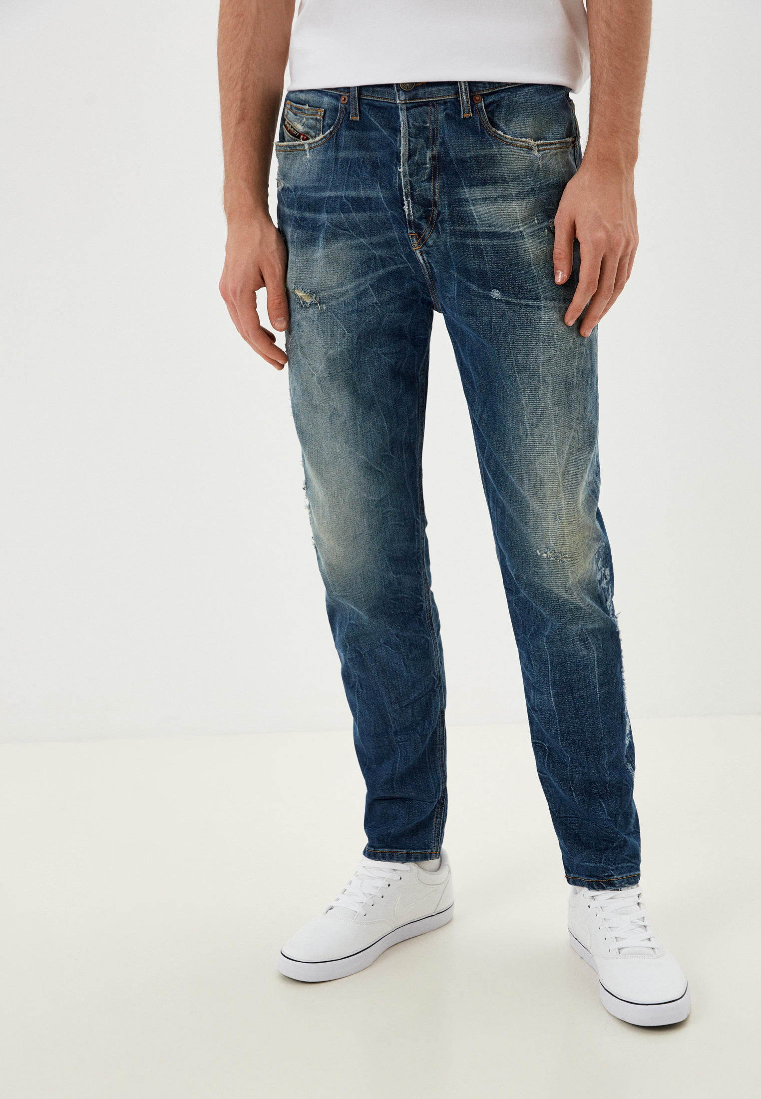 Мужские зауженные джинсы Diesel (Дизель) 00SSQ3009KG: изображение 1