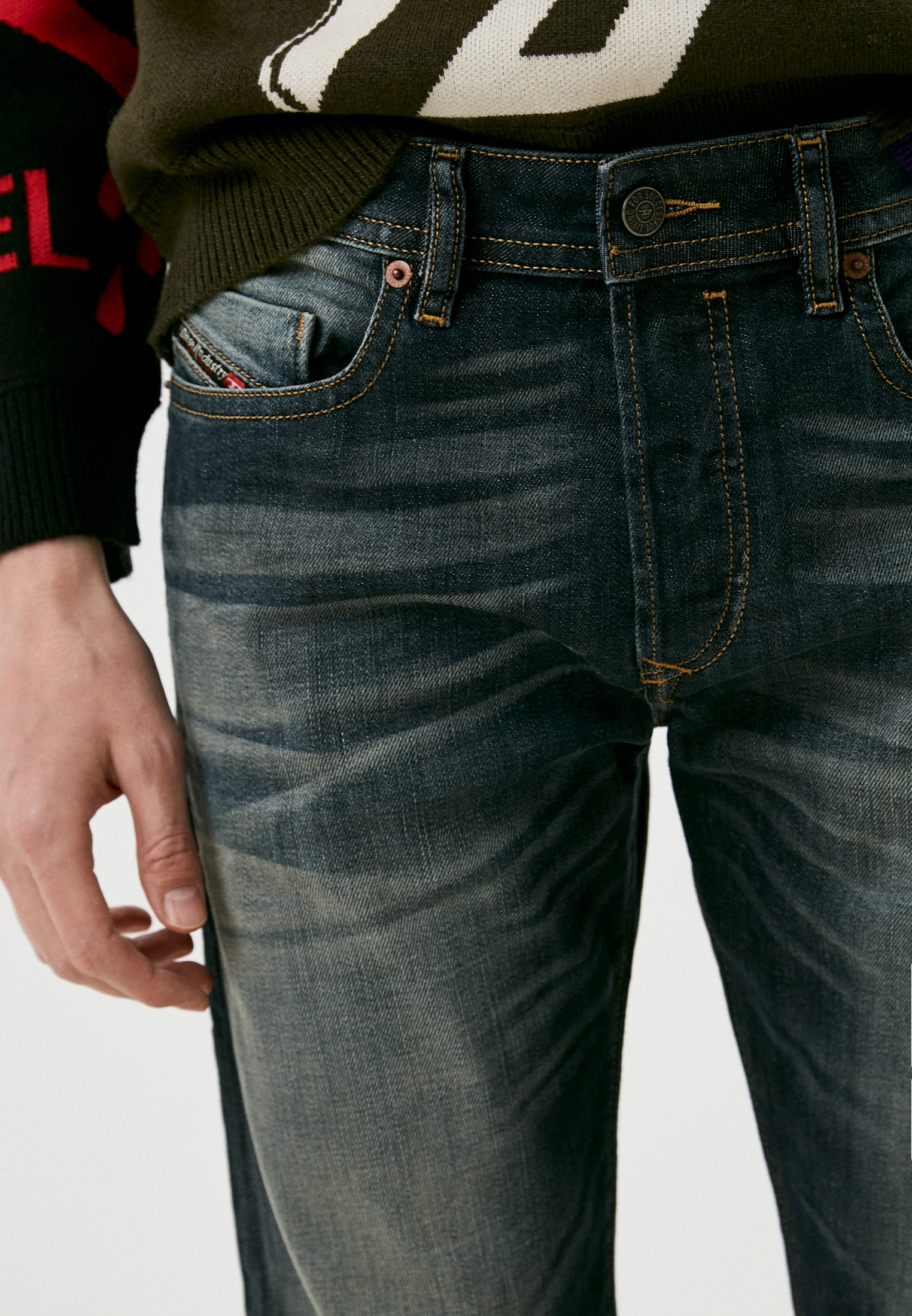 Мужские прямые джинсы Diesel (Дизель) A00893009EP: изображение 4