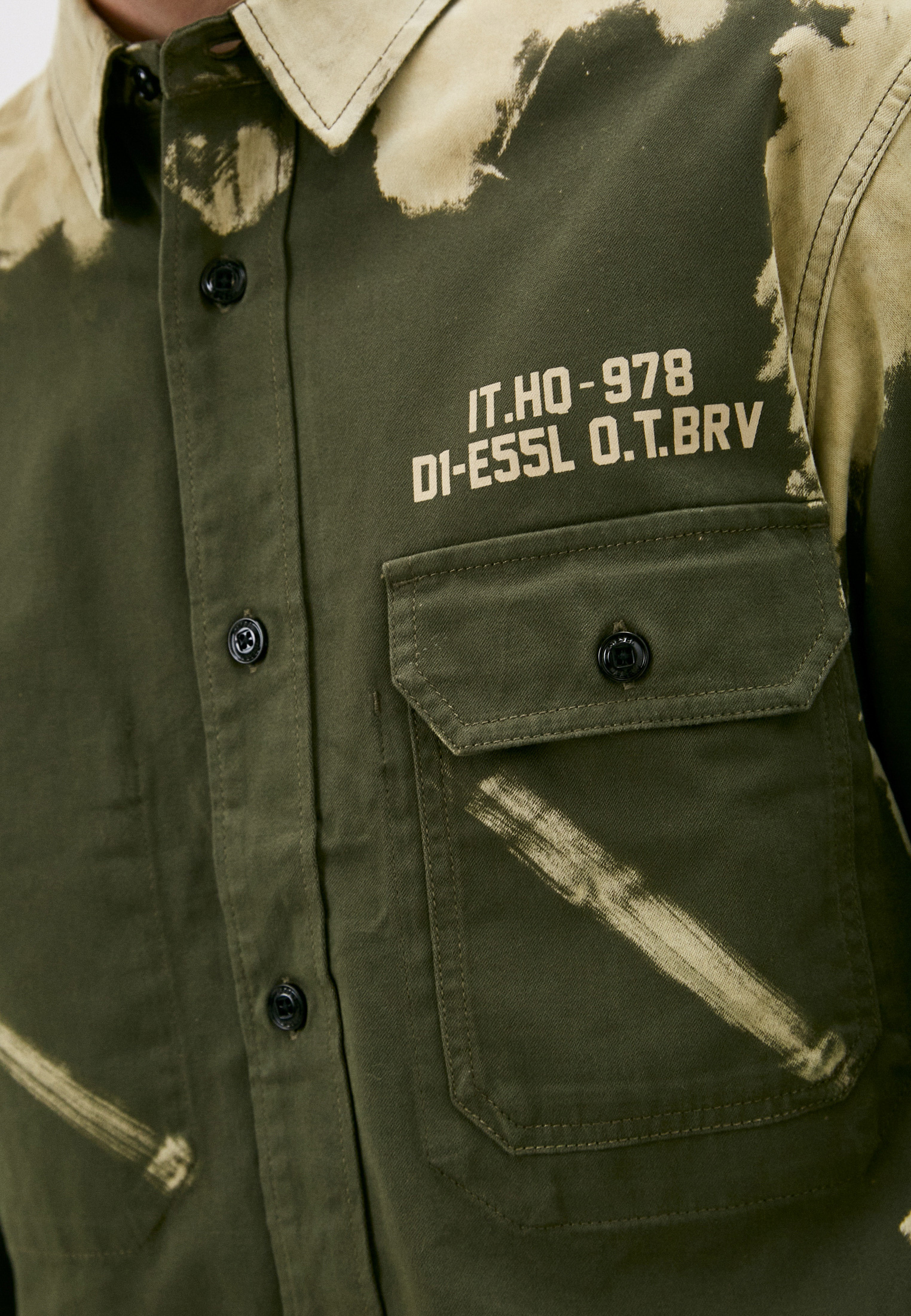 Рубашка с длинным рукавом Diesel (Дизель) A018180ICAN: изображение 4