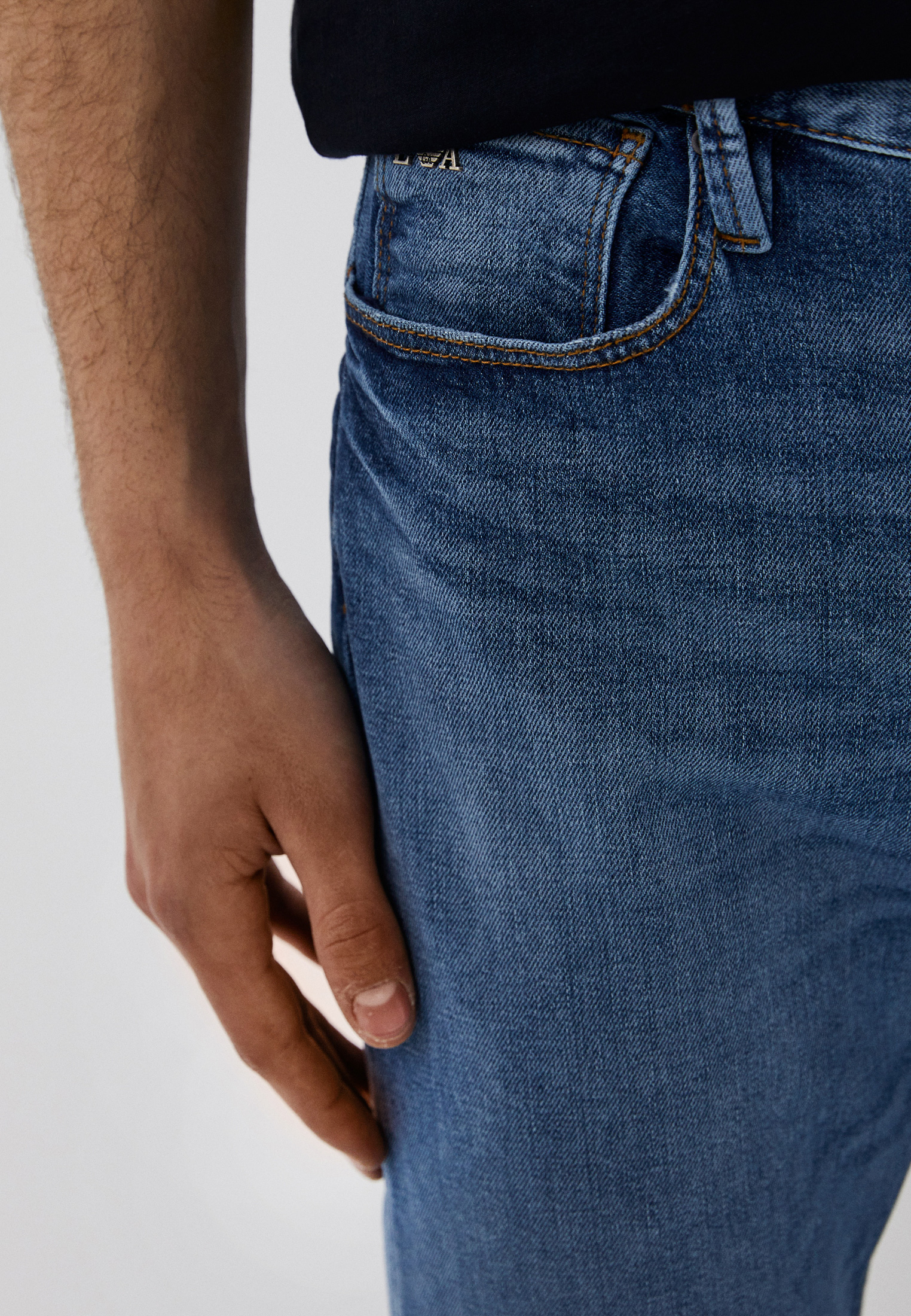 Мужские прямые джинсы Emporio Armani (Эмпорио Армани) 3L1J75 1DP9Z: изображение 4